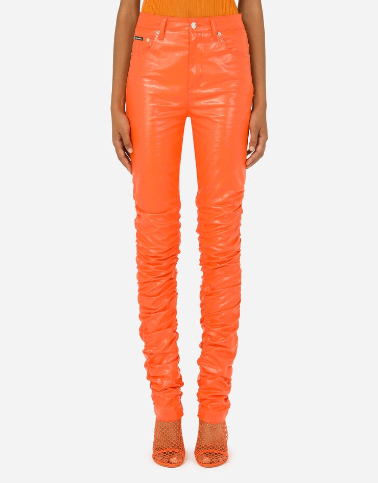 Coated cotton pants - 2