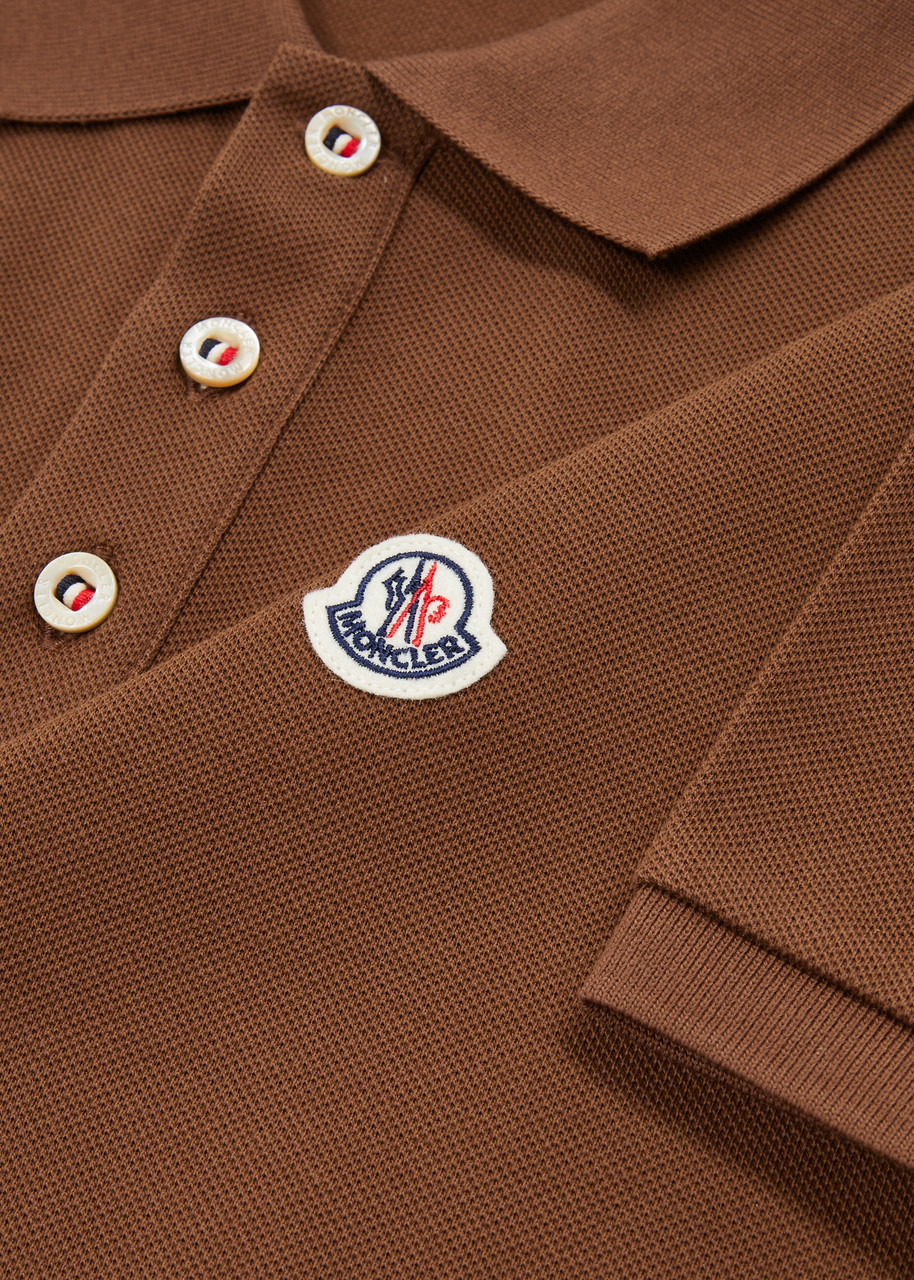 Logo piqué cotton polo shirt - 5