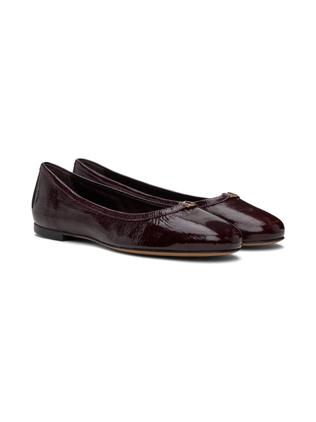 Burgundy Marcie Ballerina Flats - 4