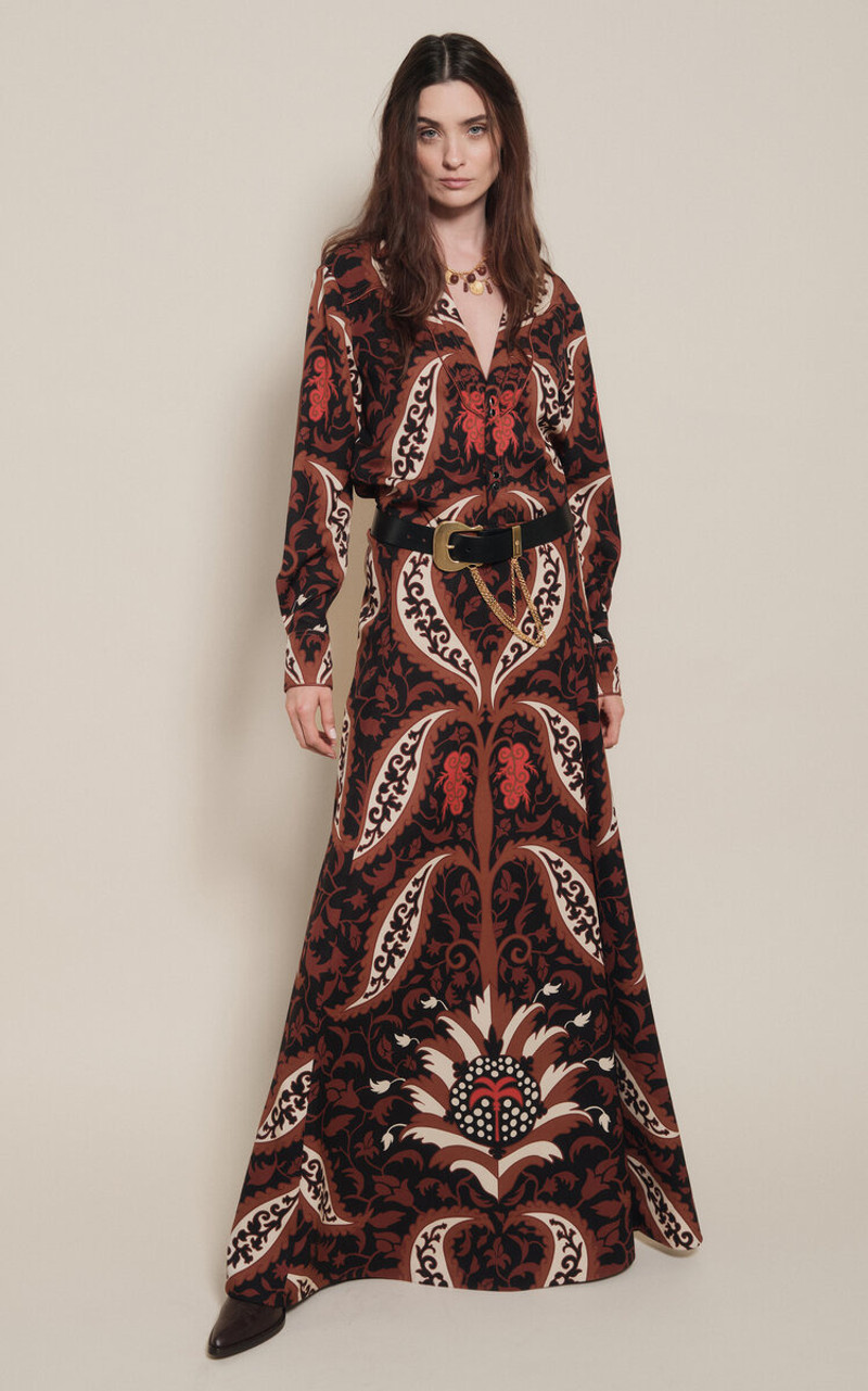 Johanna Ortiz Boho Bloom Maxi Skirt multi outlook