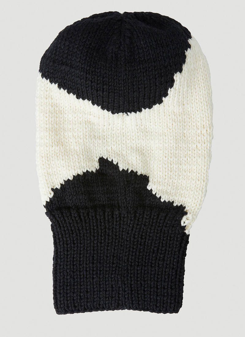 SKY HIGH FARM WORKWEAR Hand Knitted Cow Balaclava outlook