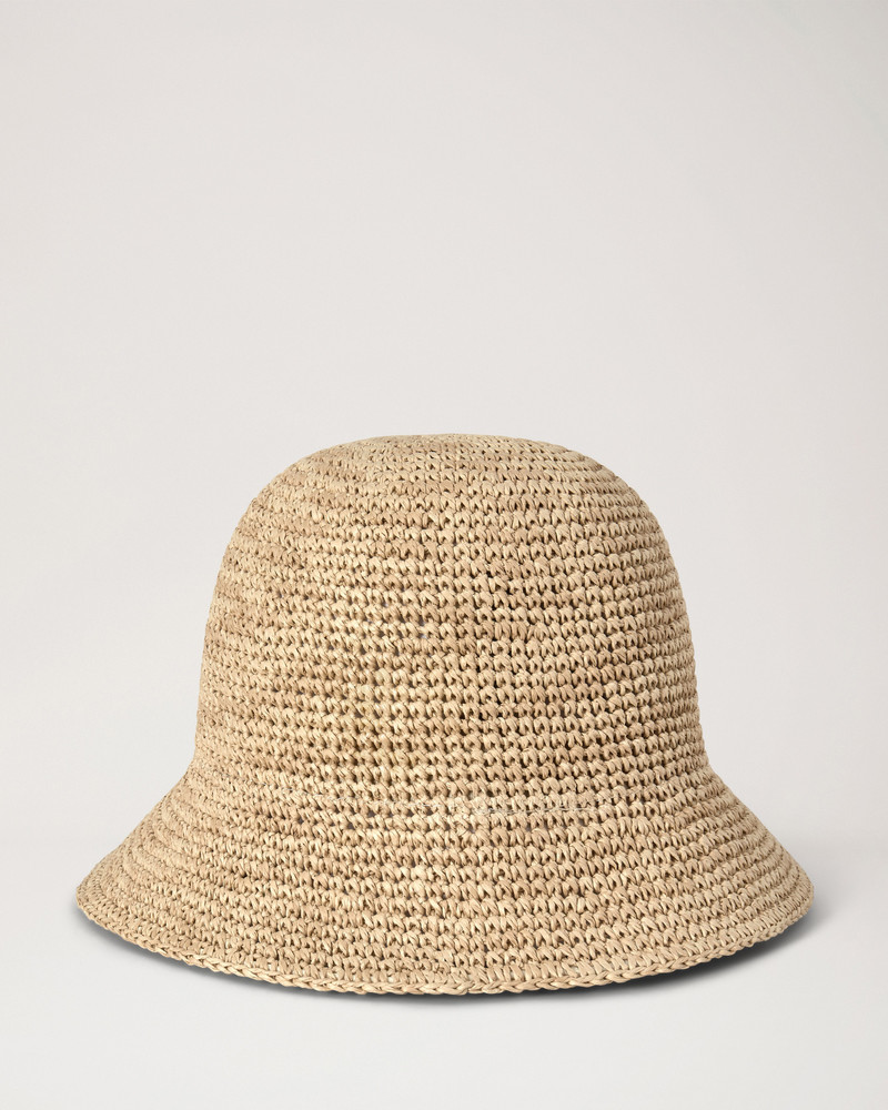 Raffia Bucket Hat Natural 100% Paper Raffia 3