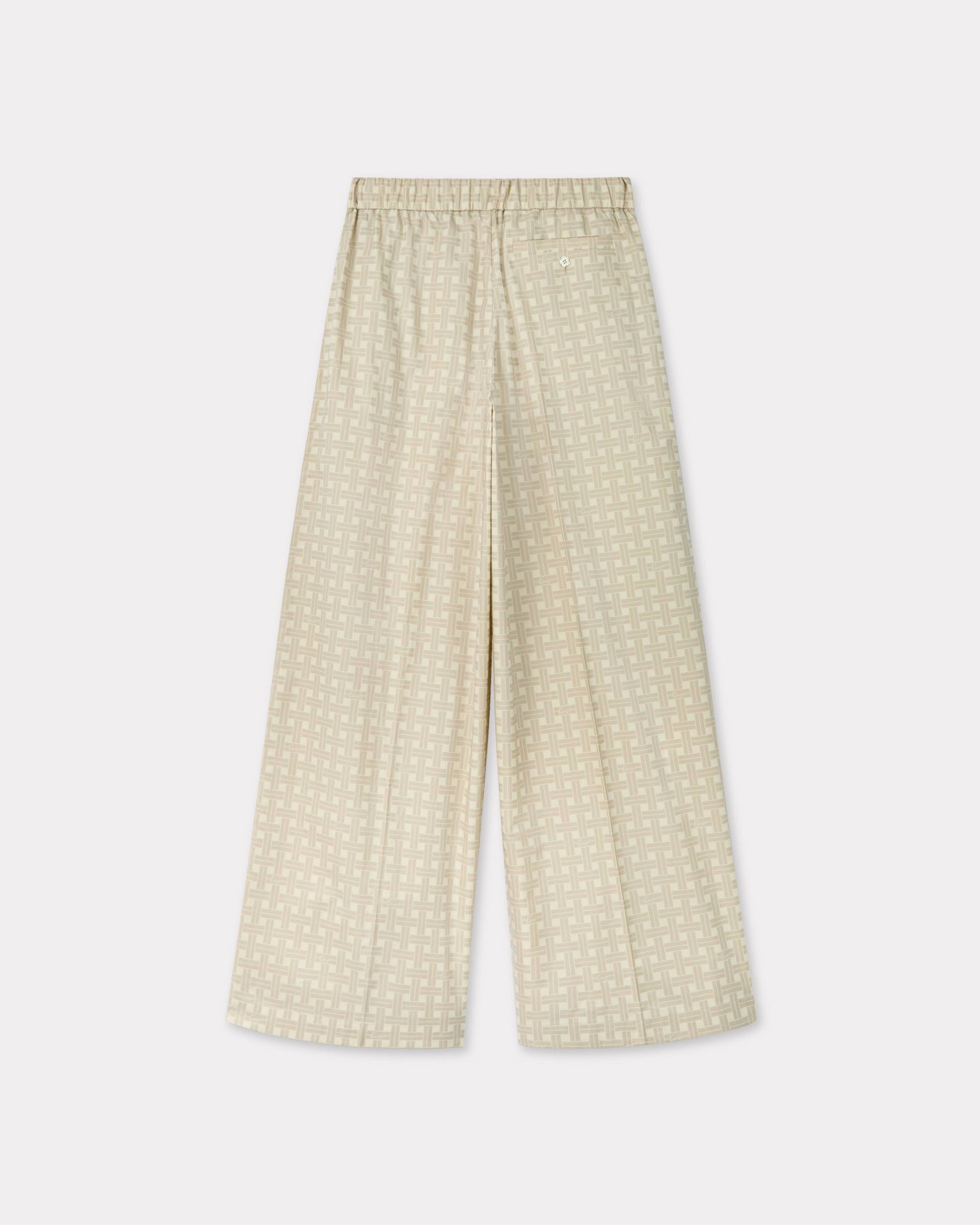 'KENZO Weave' pyjama pants in twill cotton viscose - 2