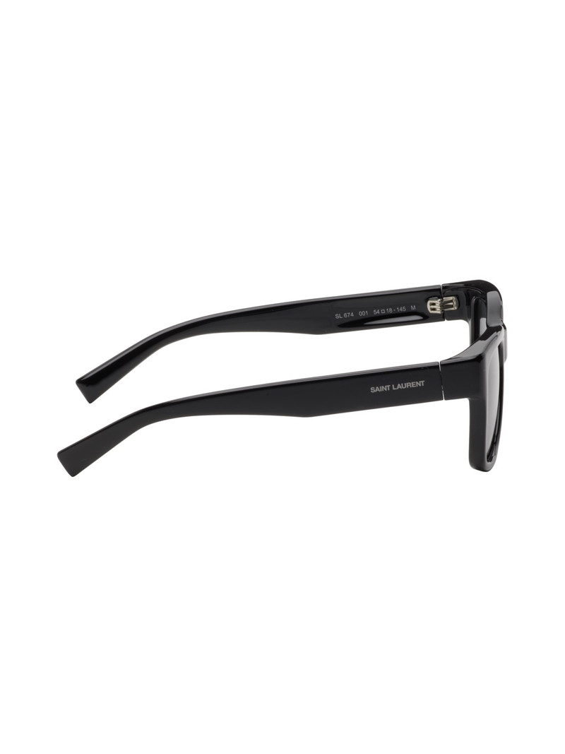 SAINT LAURENT Black SL 674 Sunglasses outlook
