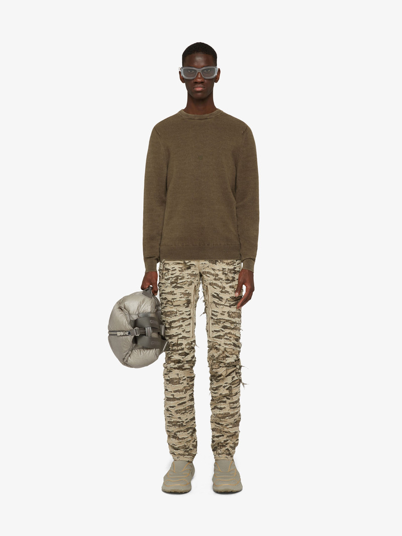 Givenchy SLIM FIT JEANS IN DESTROYED DENIM outlook