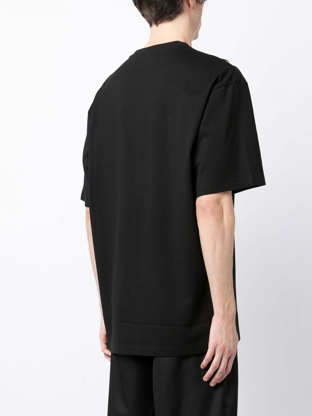 cut-out detail cotton T-shirt - 4