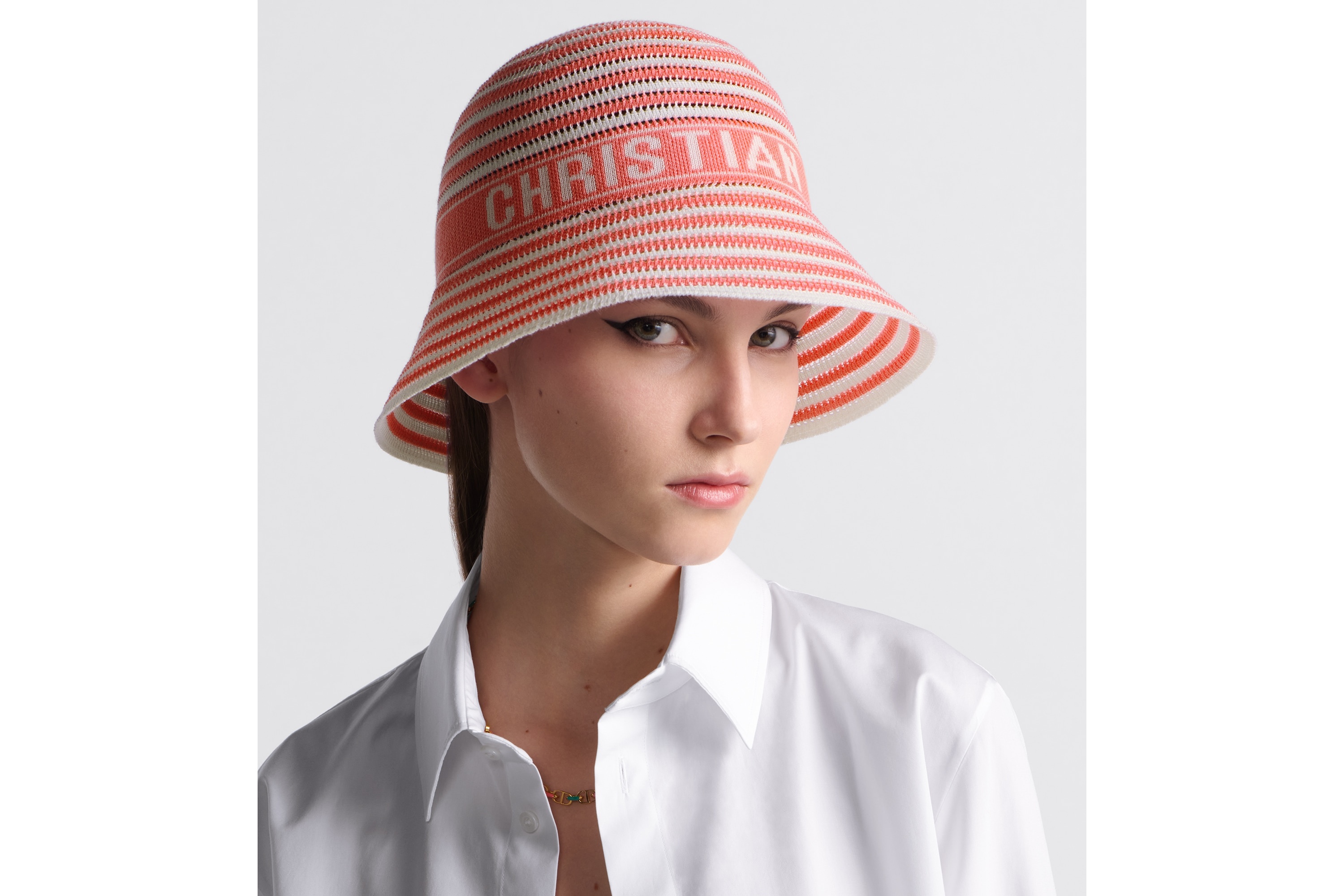 Dior Dioriviera D-Tulipe Small Brim Cloche | REVERSIBLE