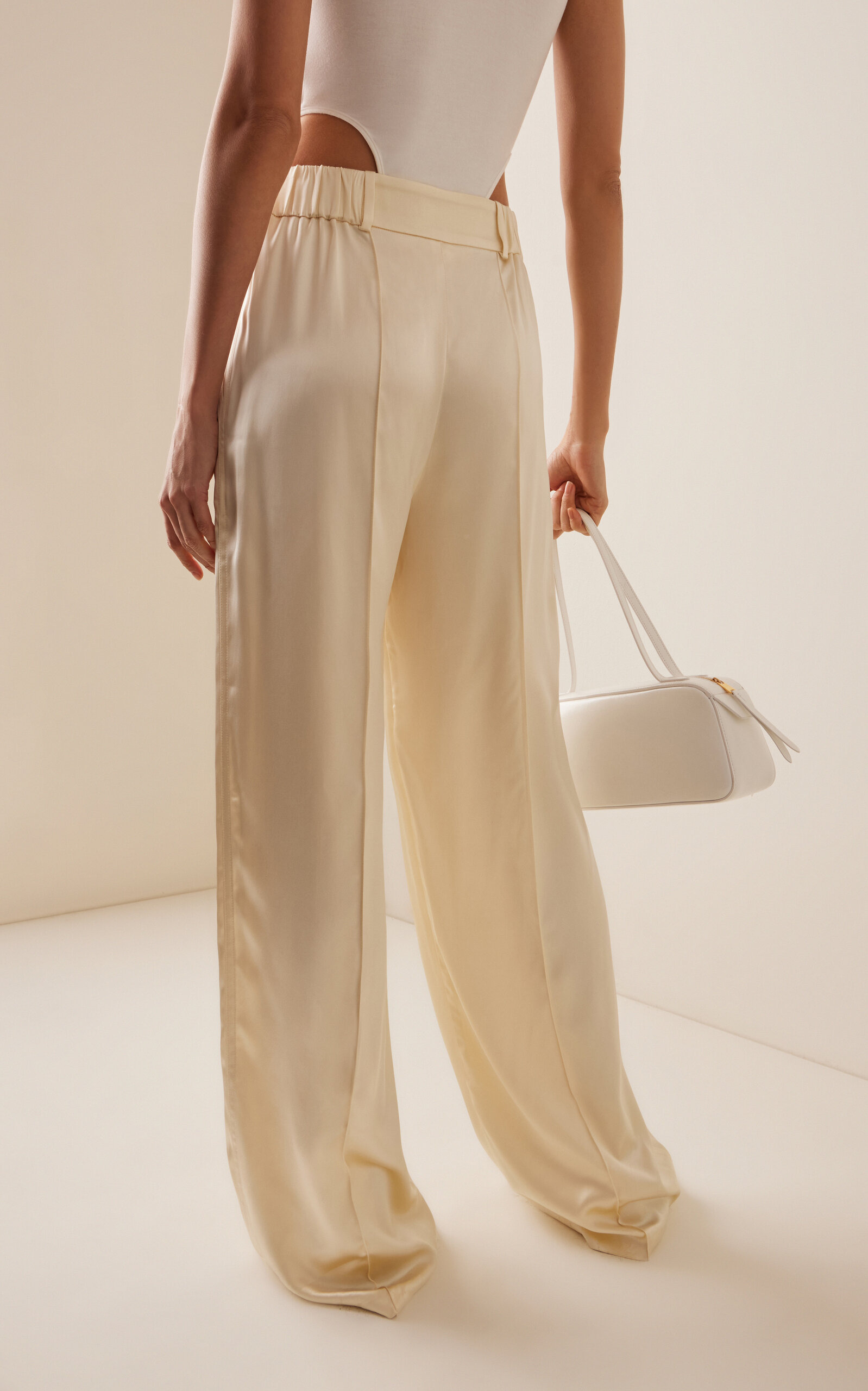 Bra-Closure Trousers ivory - 4