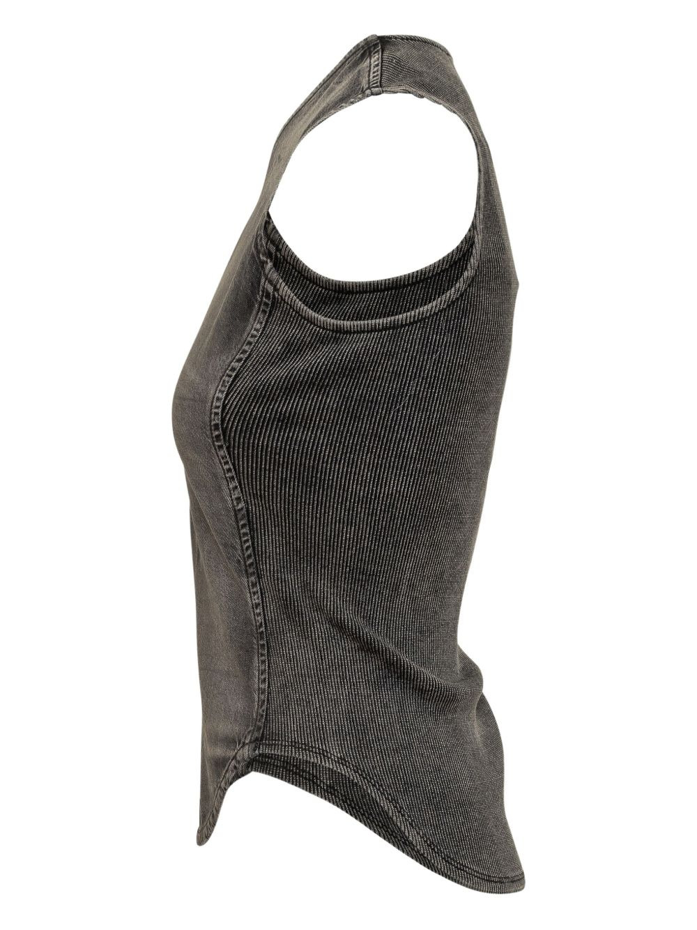 ribbed denim dress - 3