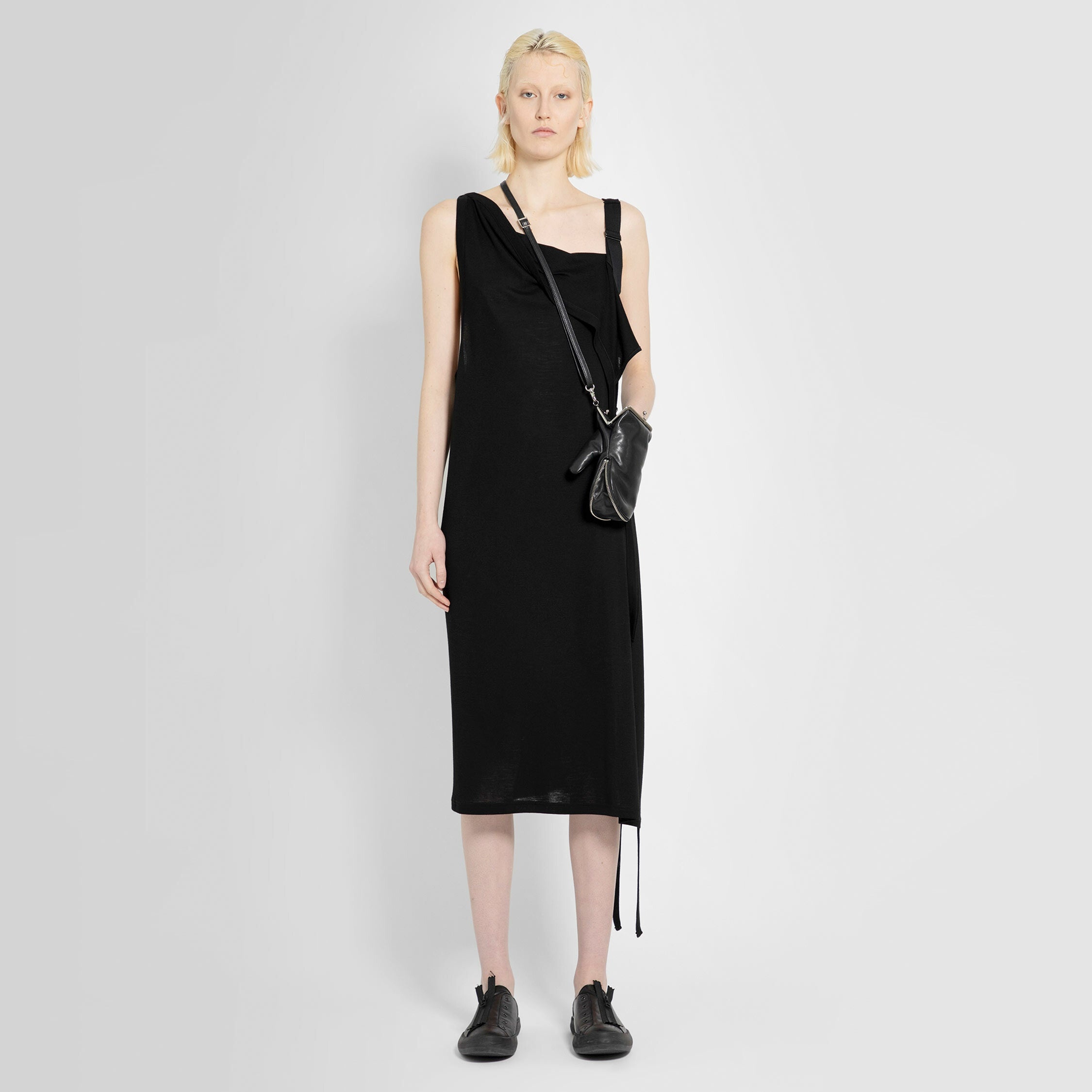 YOHJI YAMAMOTO WOMAN BLACK DRESSES - 6