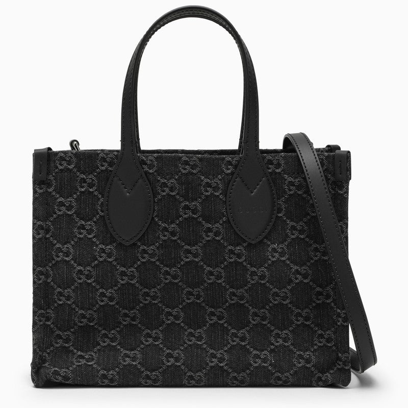Gucci Medium Ophidia Black/Grey Shopping Bag Women - 1