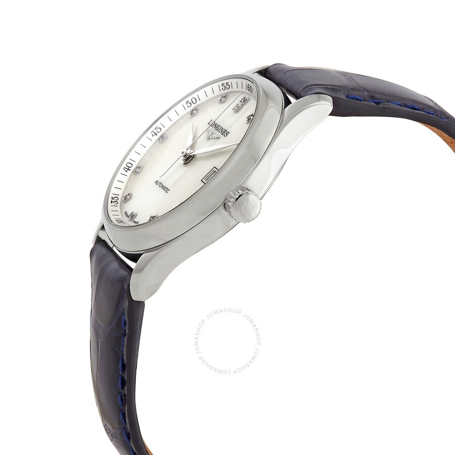 Longines Master Automatic Diamond White Dial Ladies Watch L2.357.4.87.0 - 2