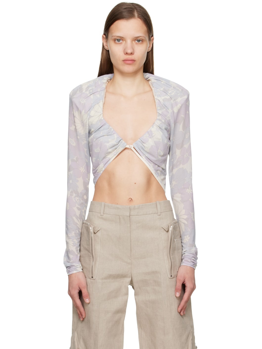 Purple Le Papier 'Le Haut Goccia' Blouse - 1