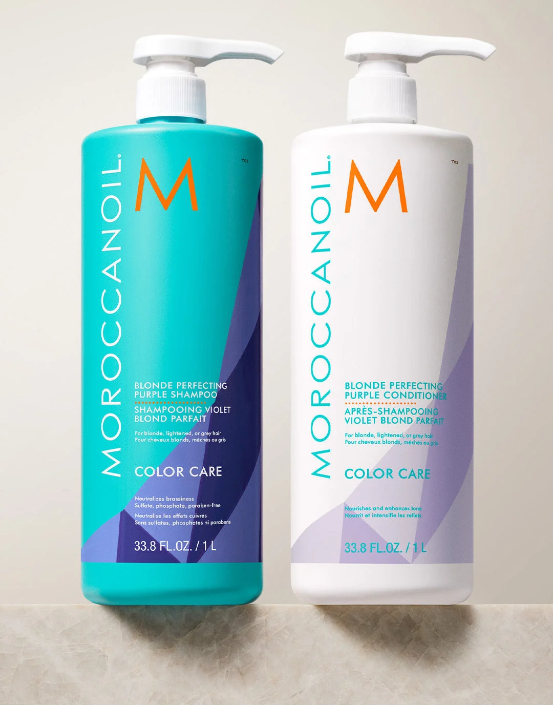Blonde Perfecting Purple Shampoo & Conditioner Liter Bundle - 1