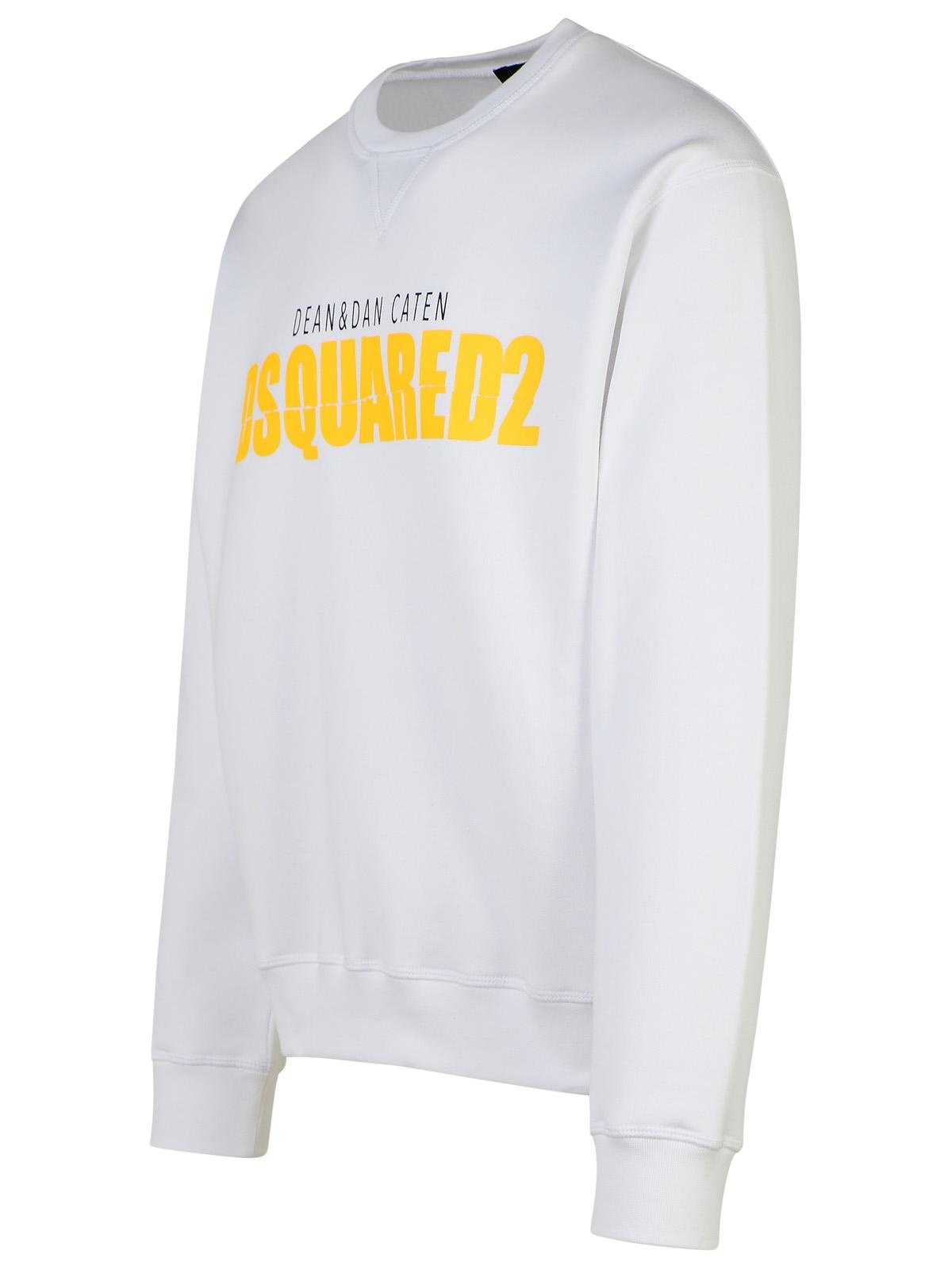 Dsquared2 White Cotton Sweatshirt - 2