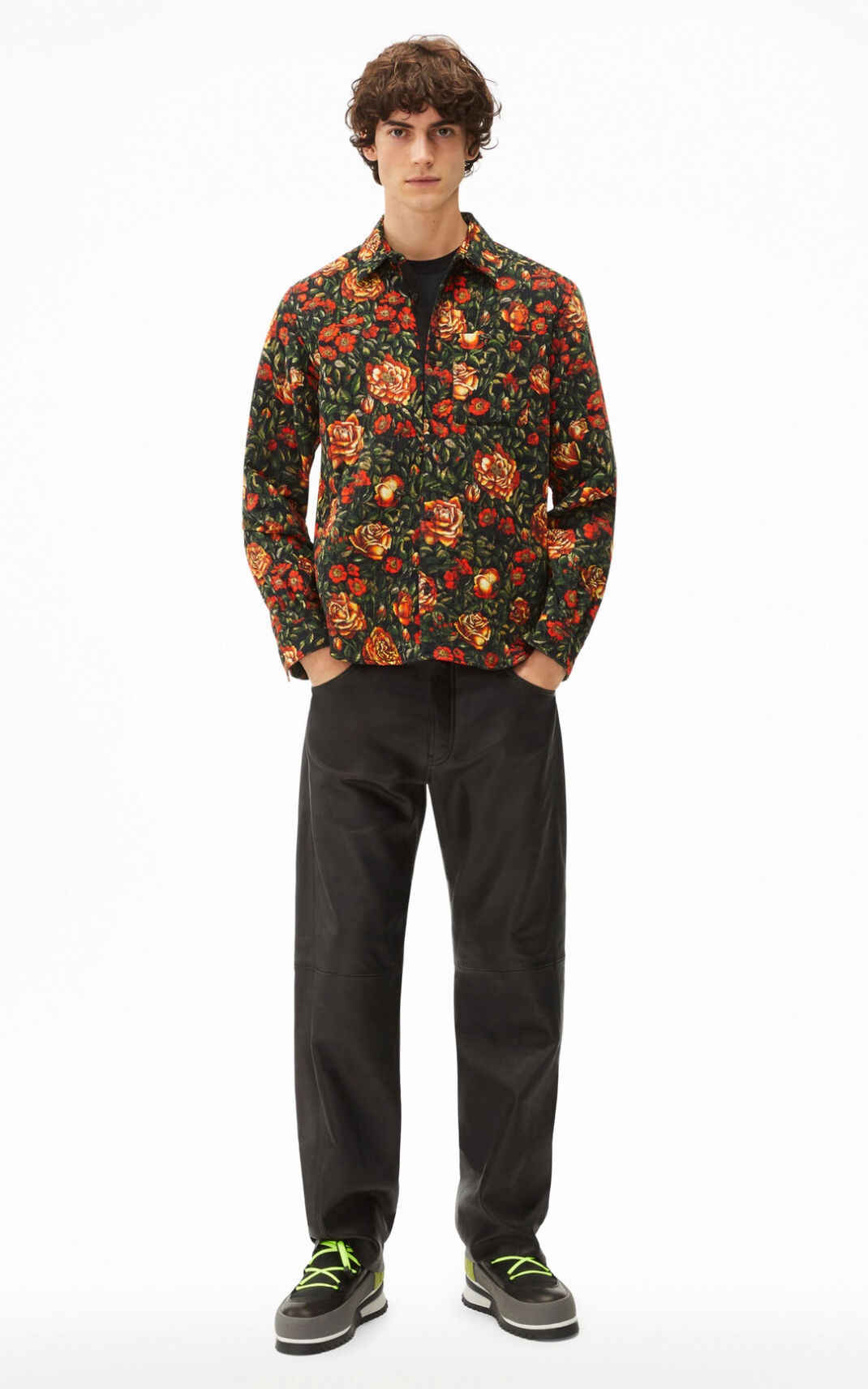 'Botanical Rose' quilted shirt - 3