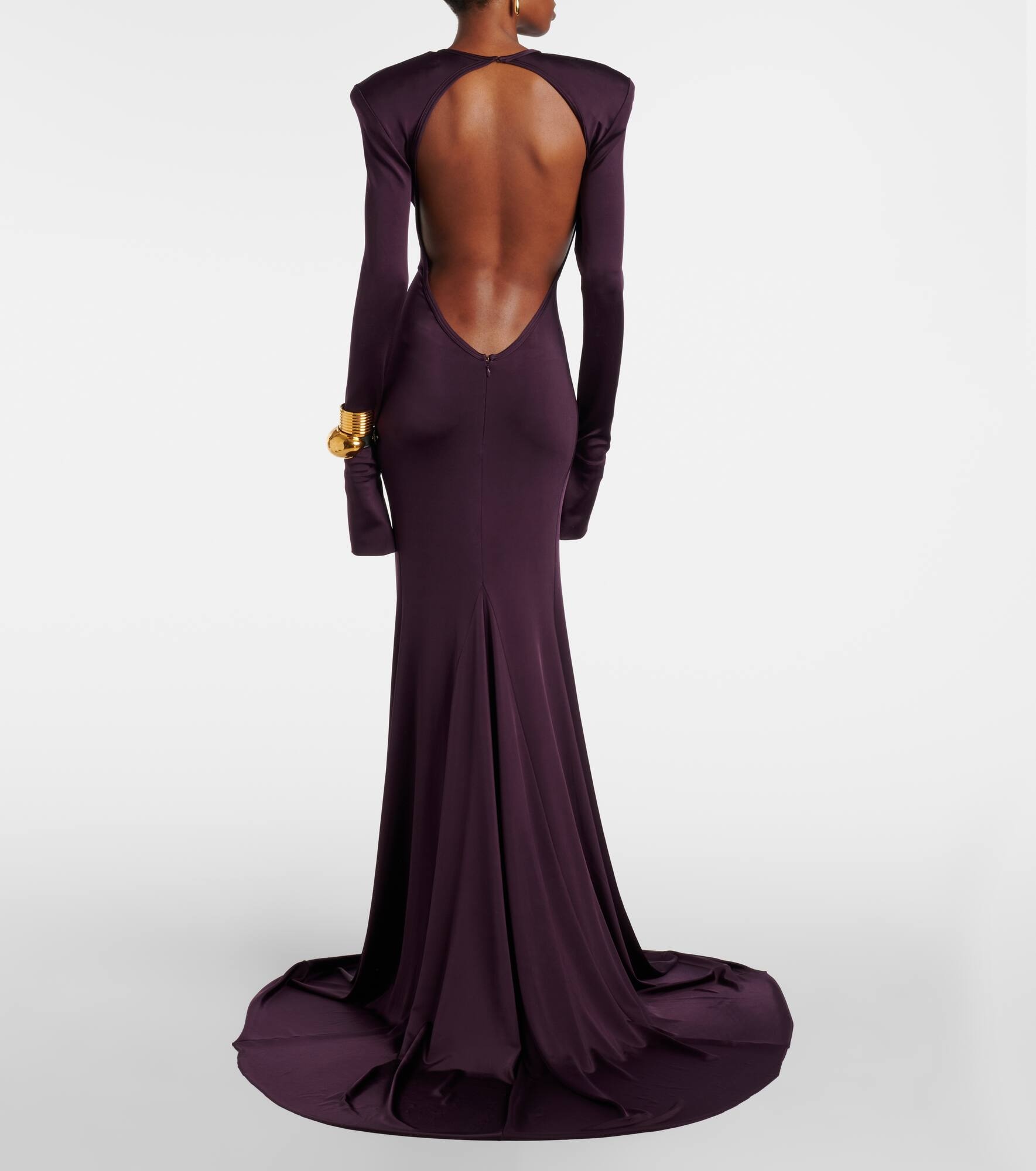 Open-back gown - 3