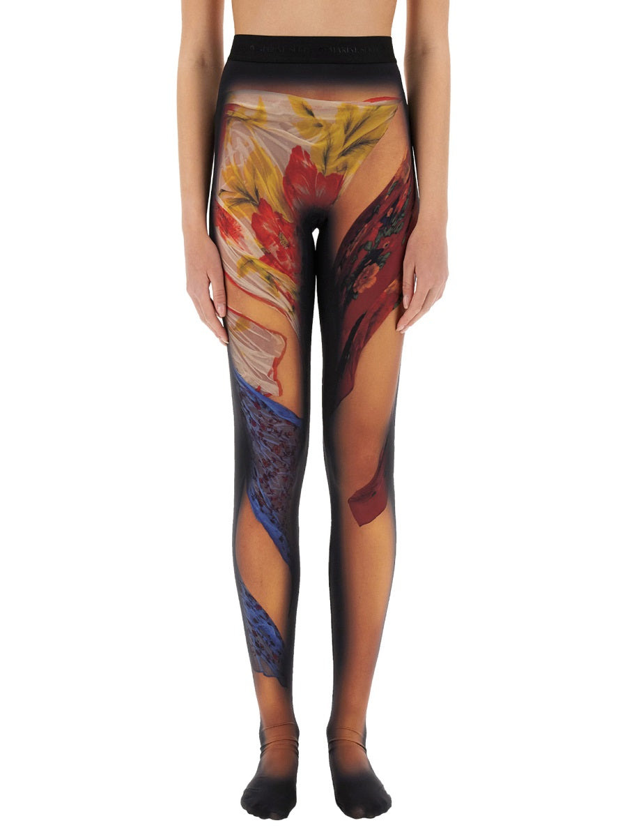Marine Serre Women "Statue" Leggings - 1