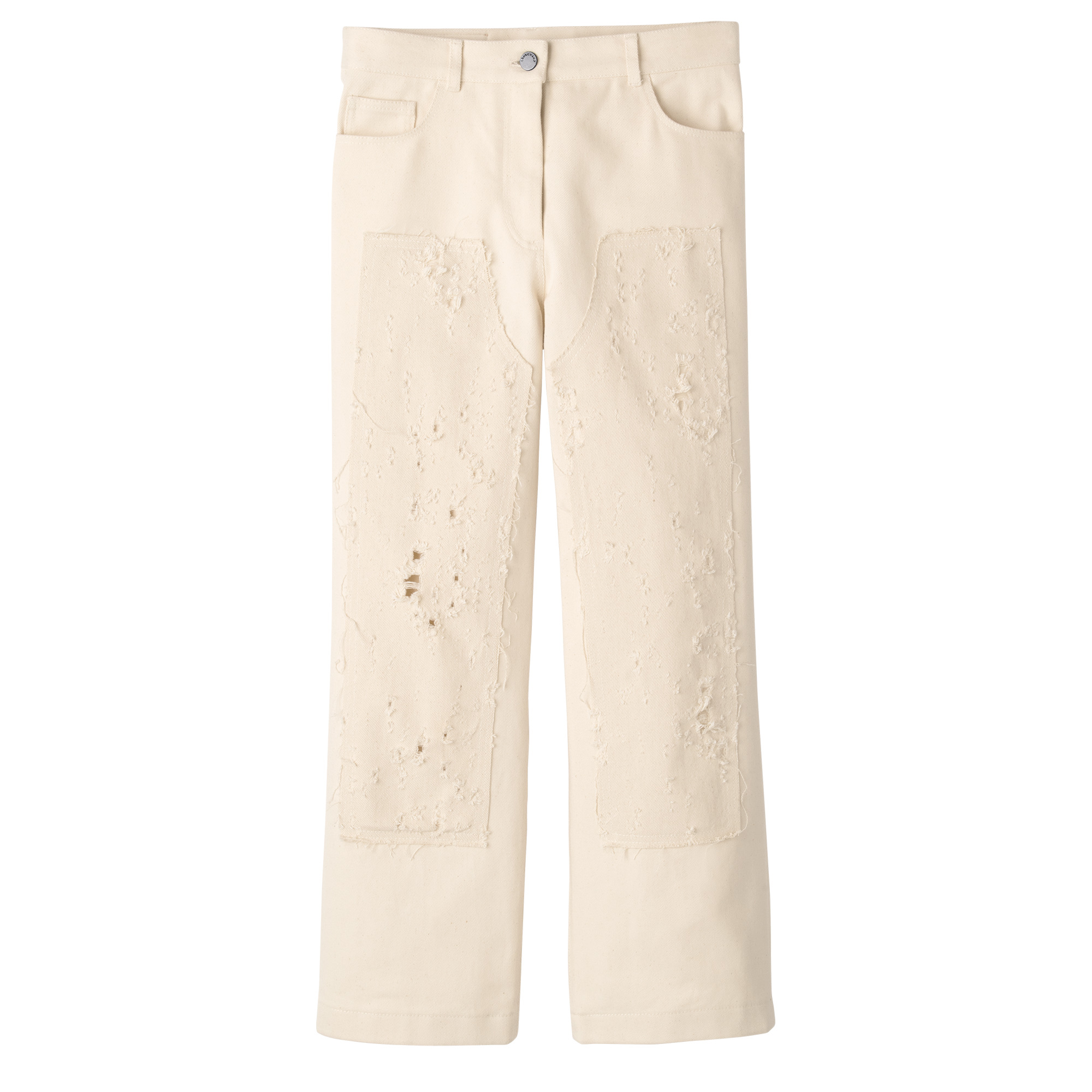 Fall-Winter 2023 Collection Trousers Ecru - OTHER - 1