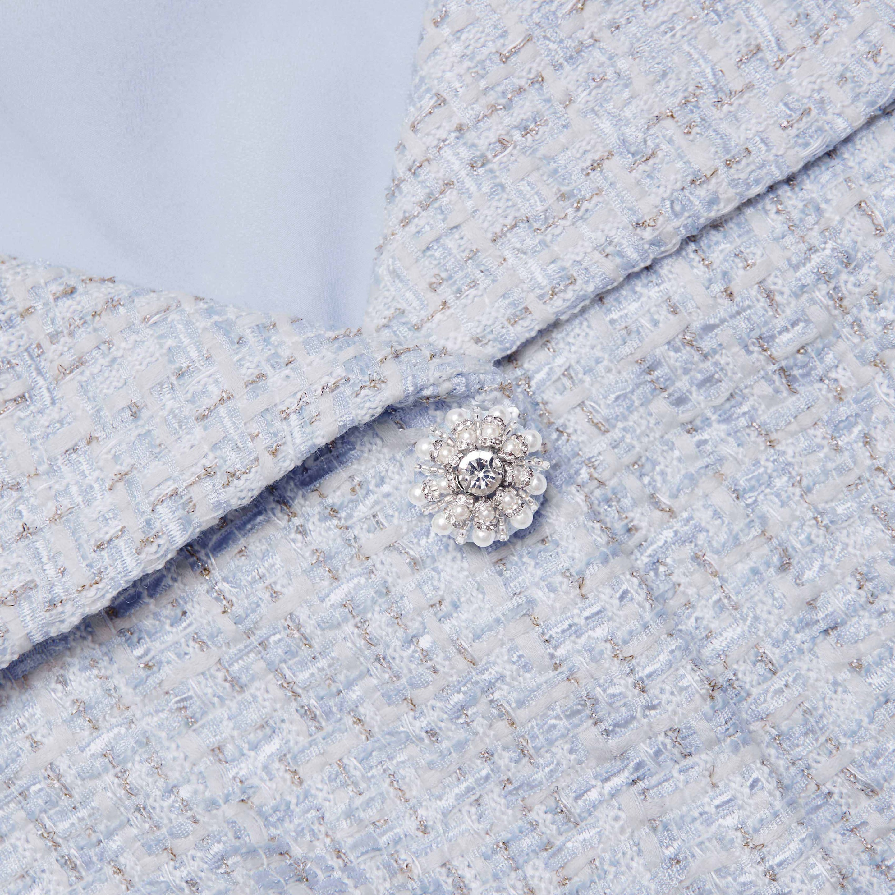 Blue Boucle Top - 5