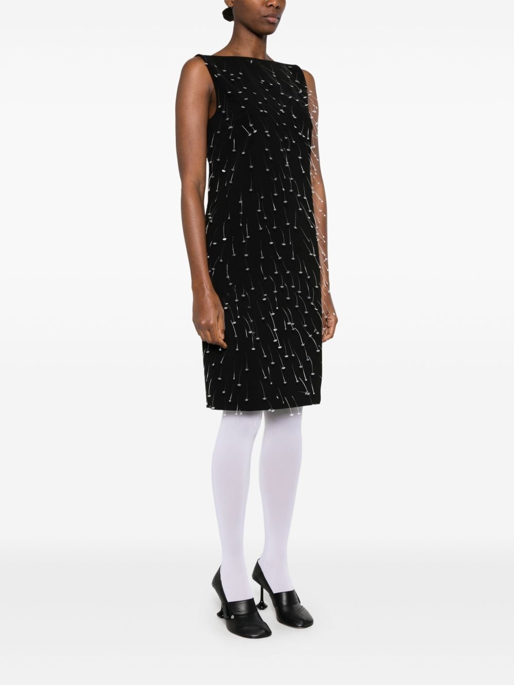 tagging-barbs mini dress - 3