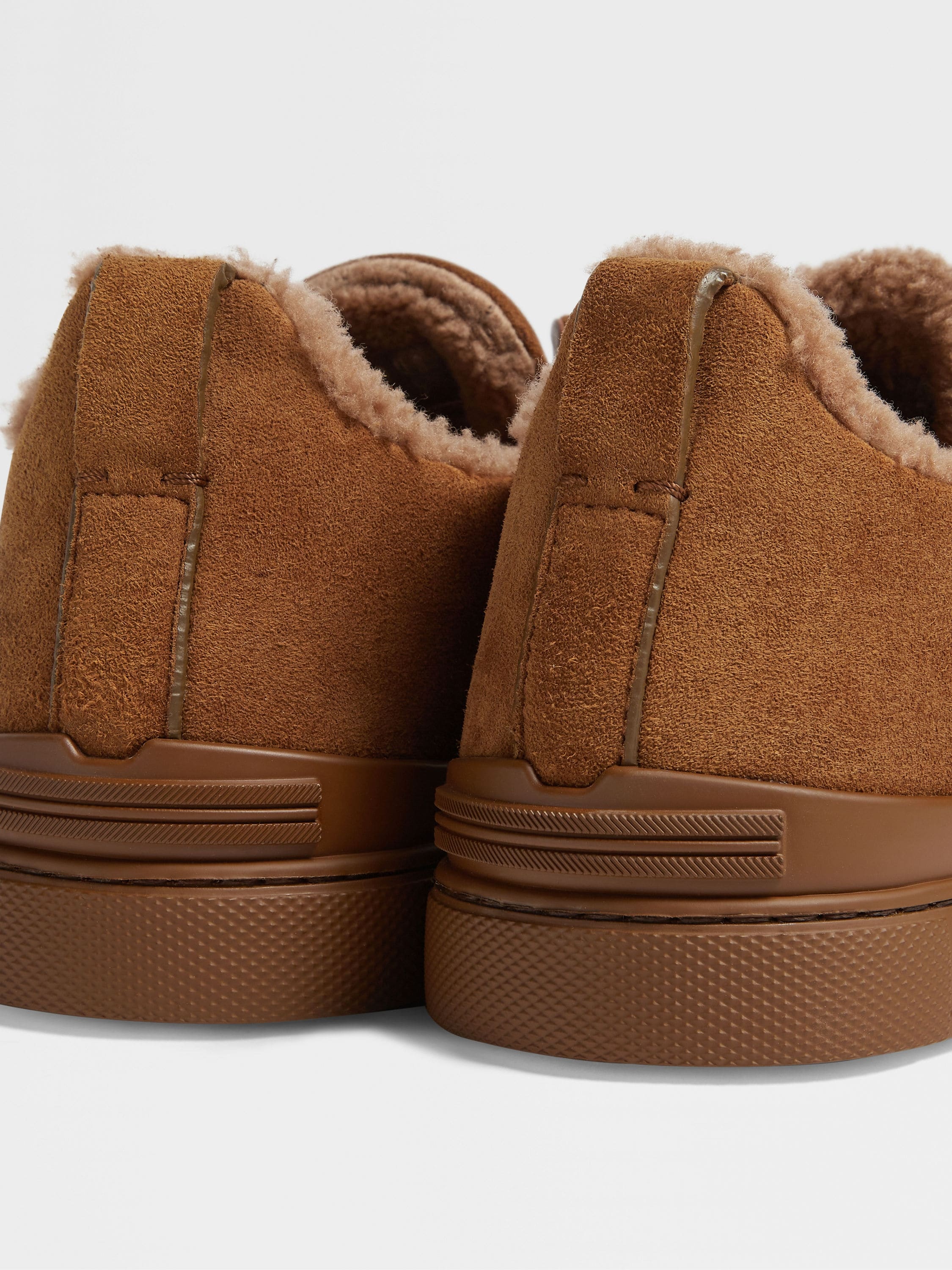 LIGHT BROWN SUEDE TRIPLE STITCH™ SNEAKERS - 2