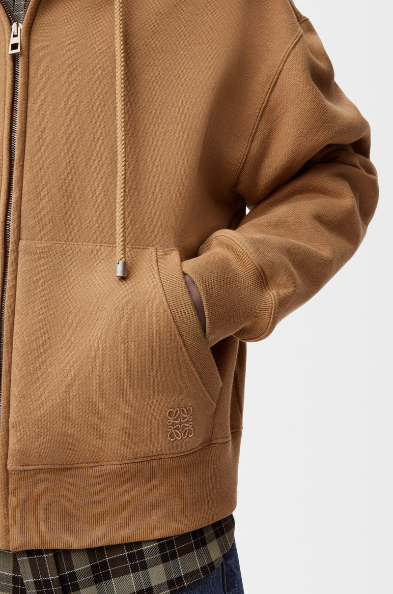 Zip-up hoodie in cotton 5