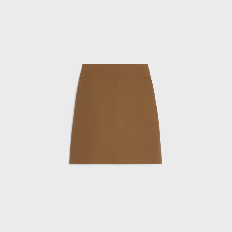 CELINE short skirt IN cotton twill outlook