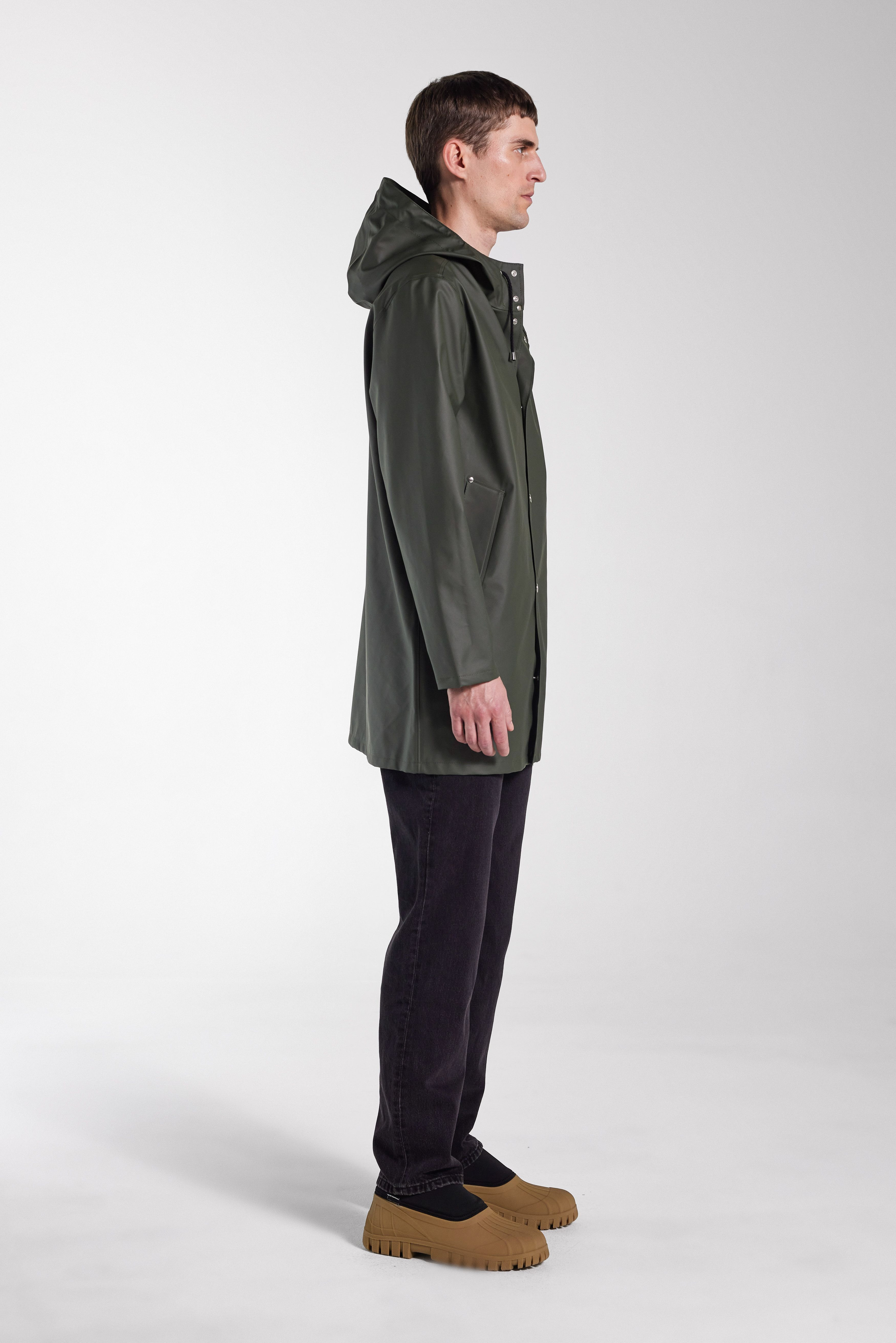 Stockholm Lightweight Raincoat Green - 4