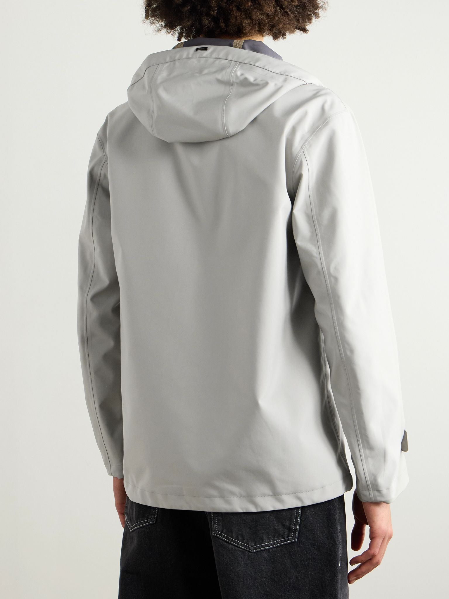 Shell Hooded Jacket Gray - 3