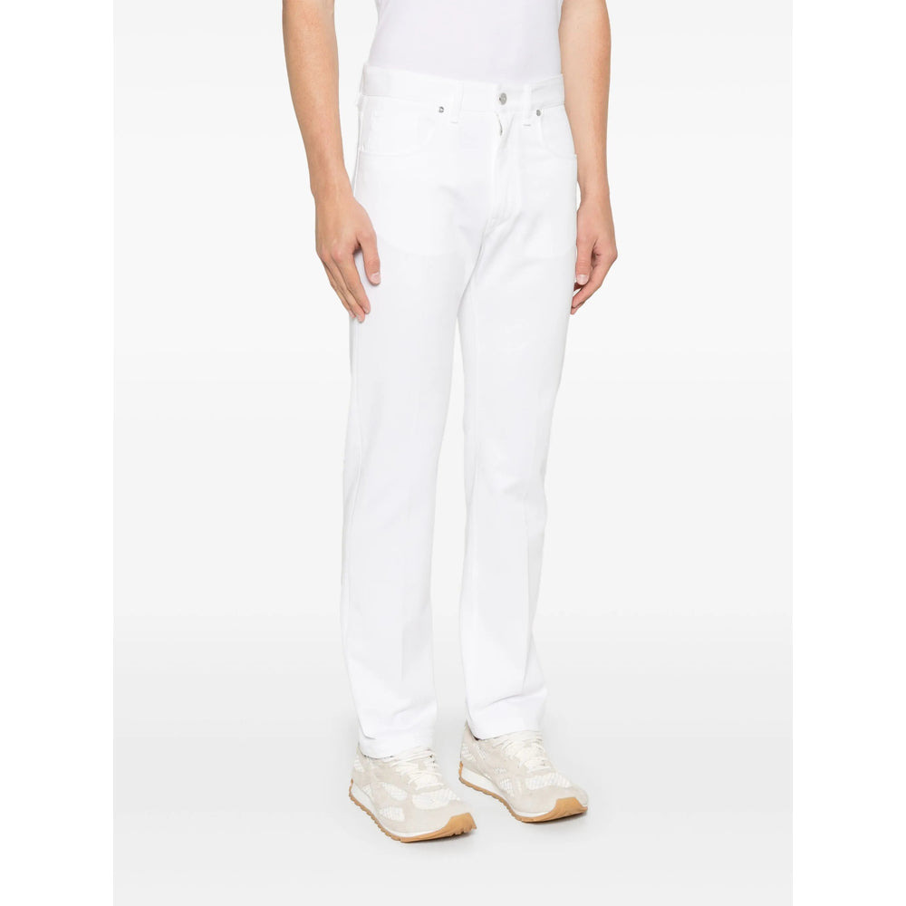 Fendi White Denim - Regular & Straight-Leg Jeans Men - 5