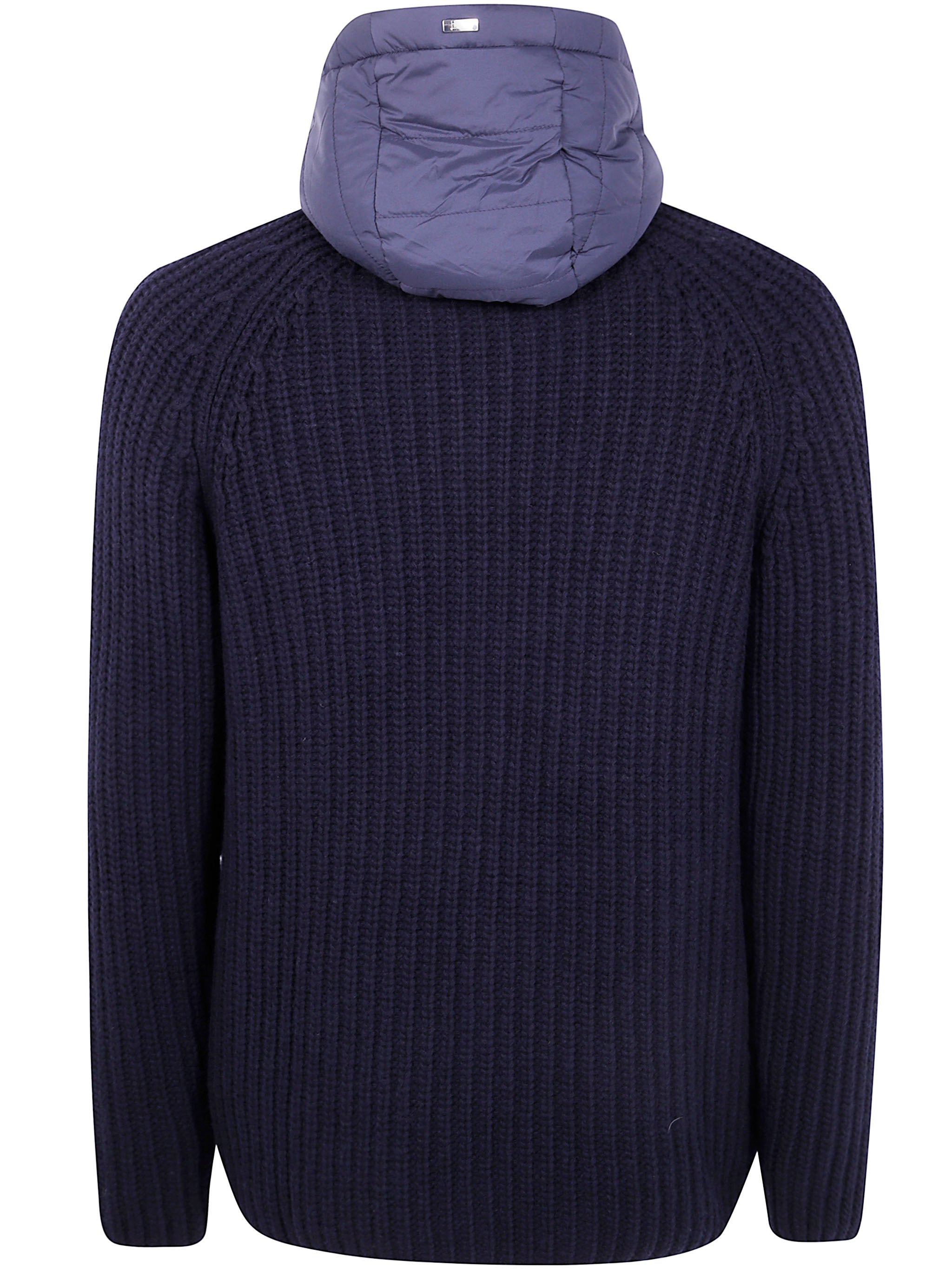 Herno Men Knit Under Waist Knit Jacket - 2
