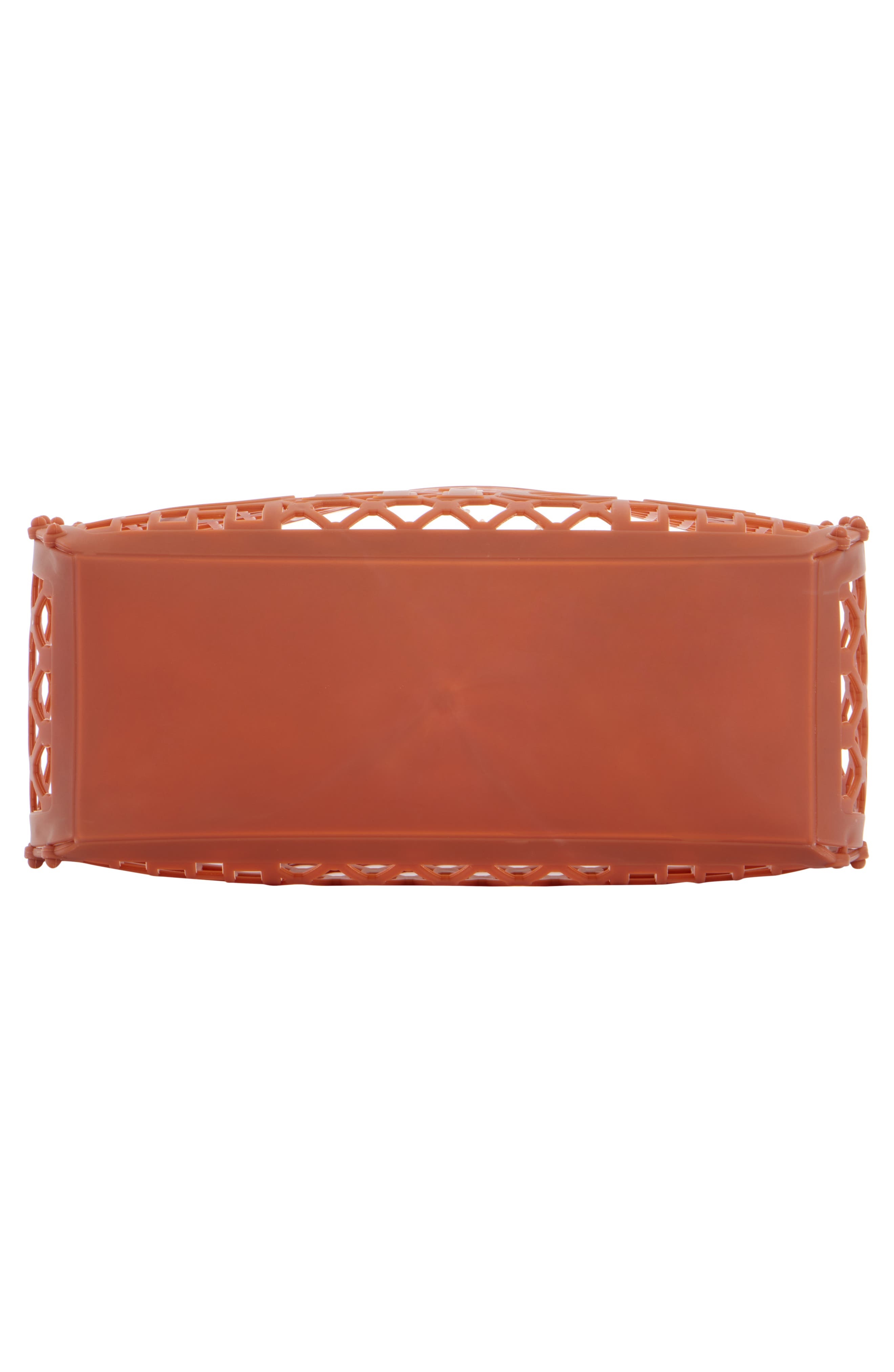 Chloé Cage Jelly Tote in Wooden Orange at Nordstrom - 5