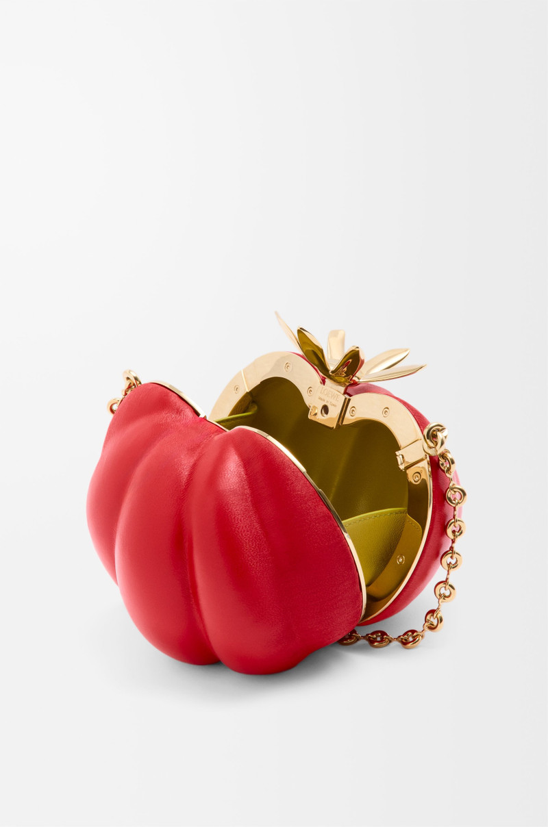 Tomato clutch in nappa lambskin 5