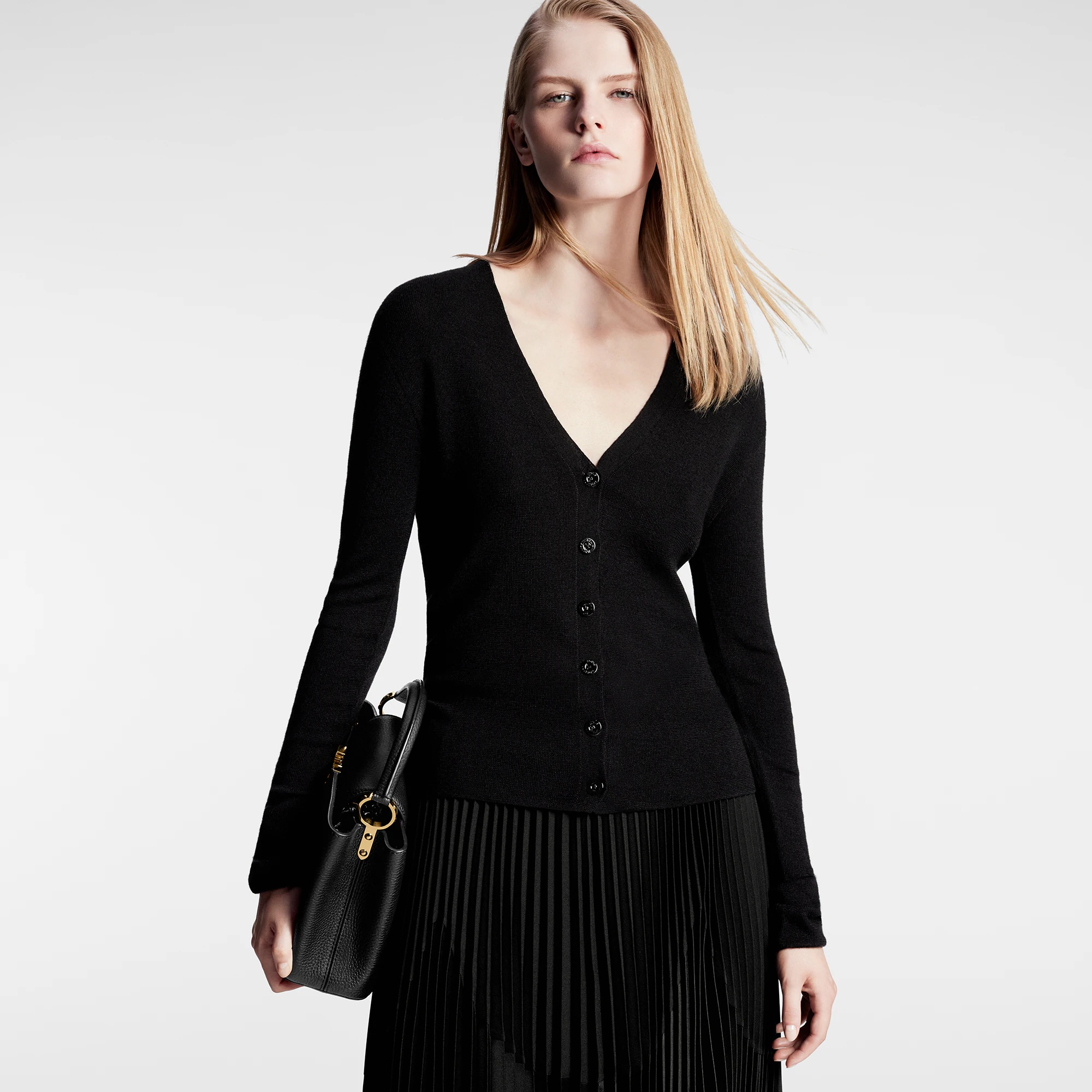 Cashmere-Silk Cardigan - 5