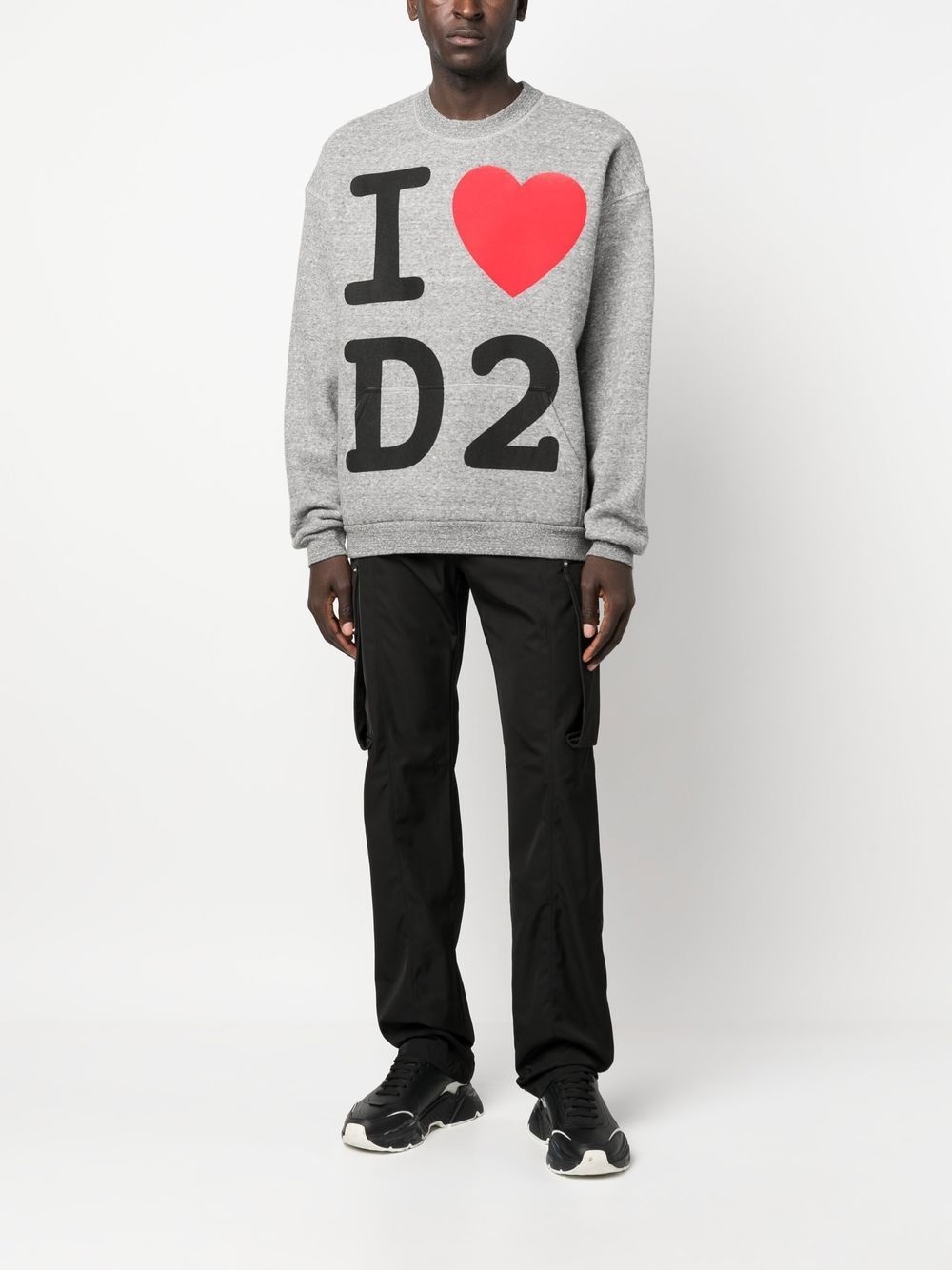 logo-print sweatshirt - 2