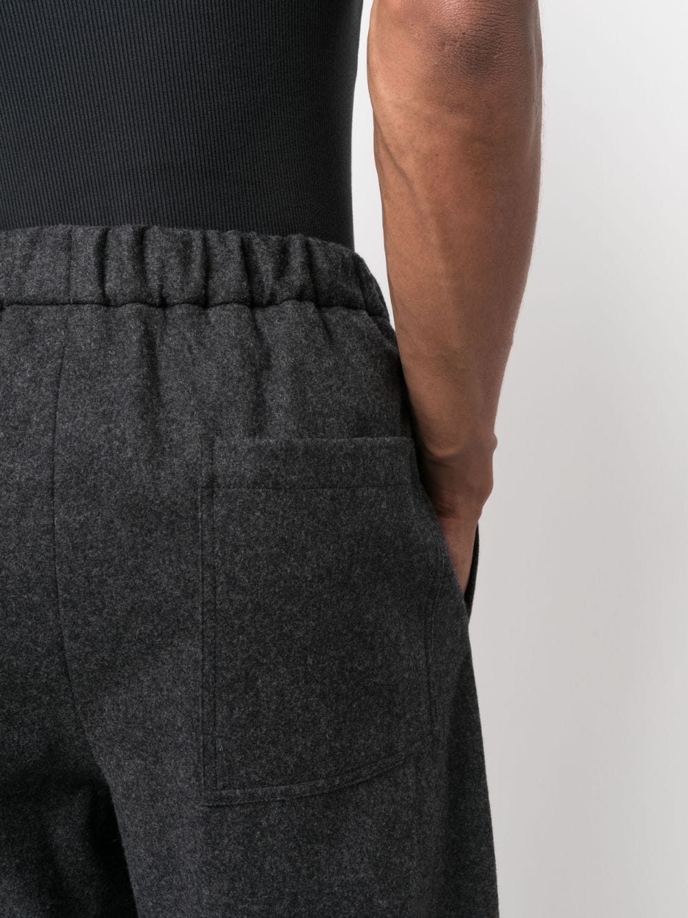 straight-leg cotton trousers - 5