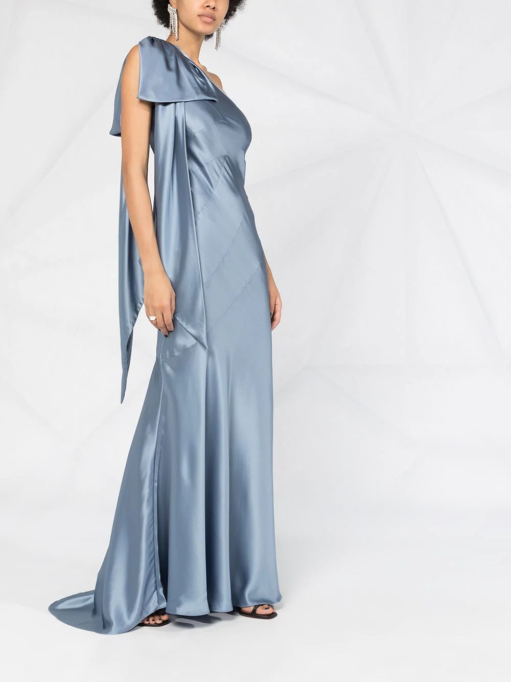 one-shoulder gown - 6