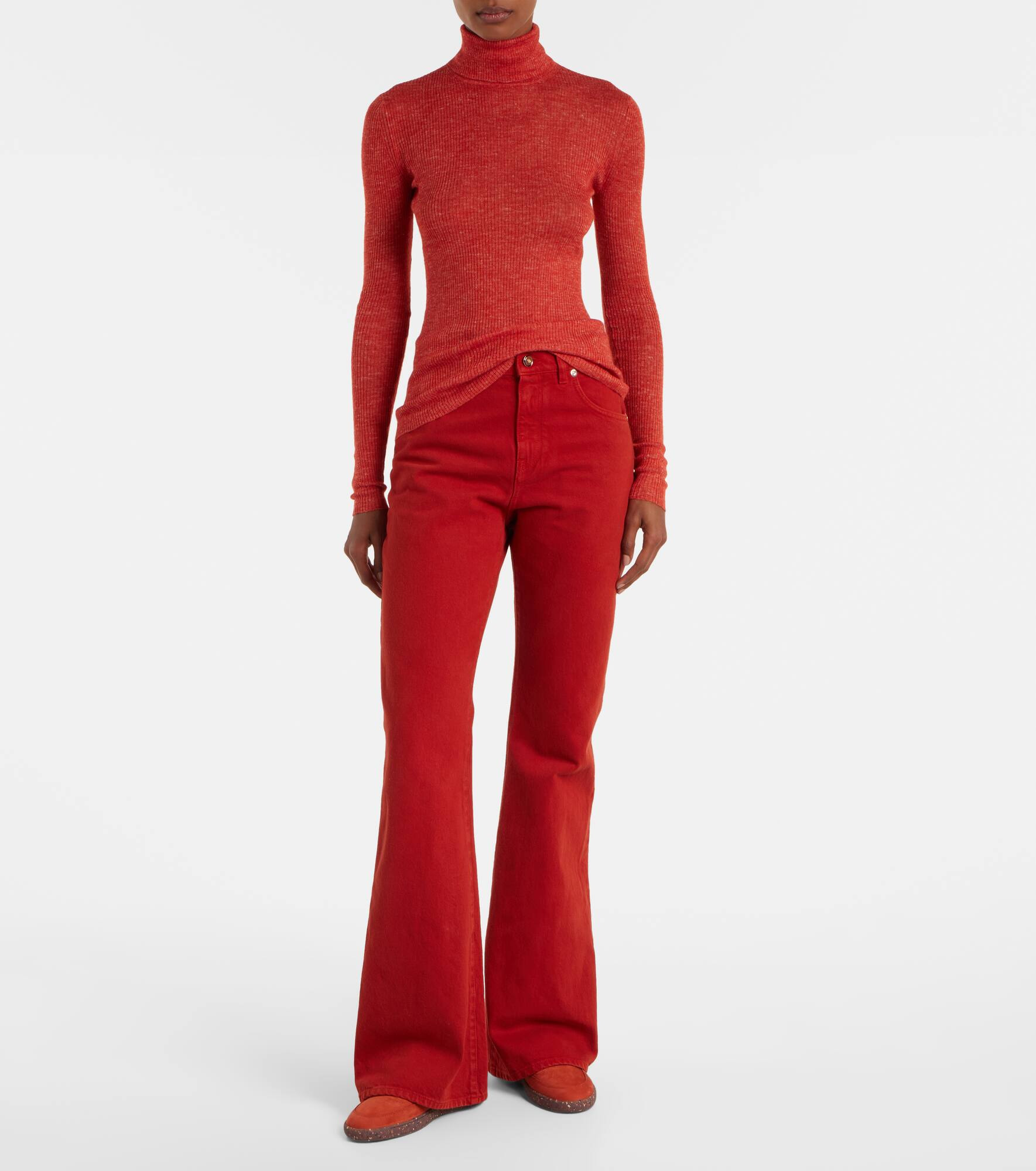 Aldona cashmere, silk, and hemp turtleneck - 2