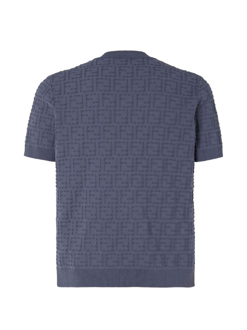FENDI embossed crew-neck T-shirt outlook