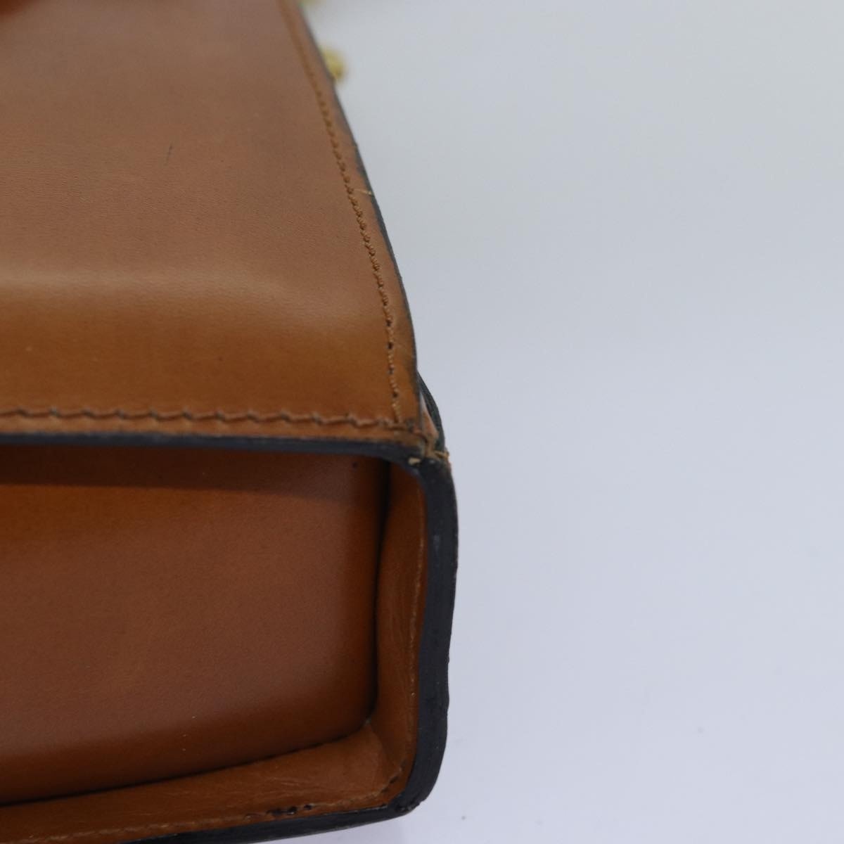 CELINE Hand Bag Leather Brown - 16