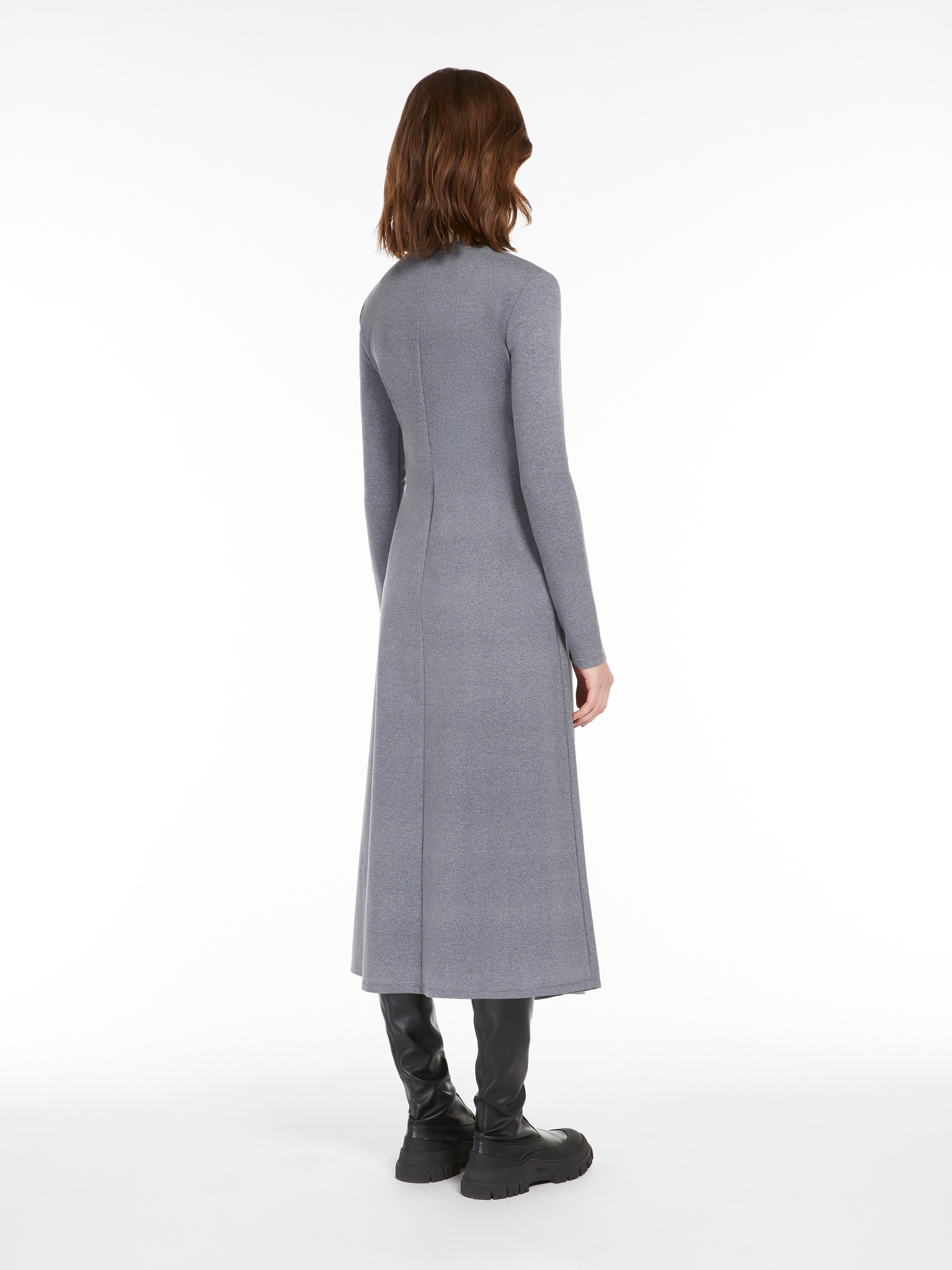 GIRANTE Long jersey dress - 4