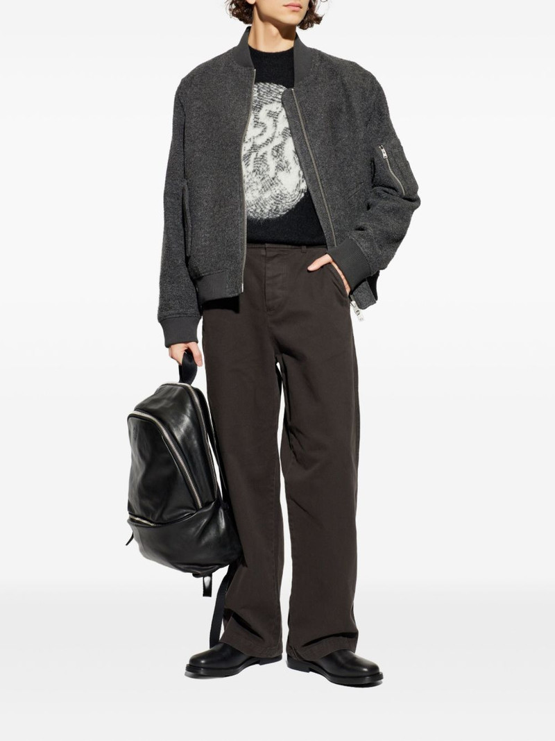ALLSAINTS Saku zip-fastening bomber jacket outlook