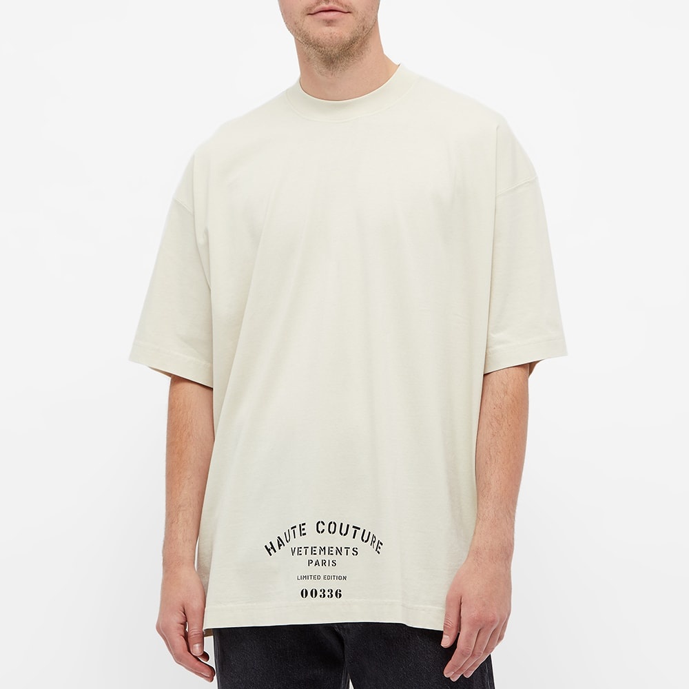 VETEMENTS Haute Couture Oversized Tee - 3