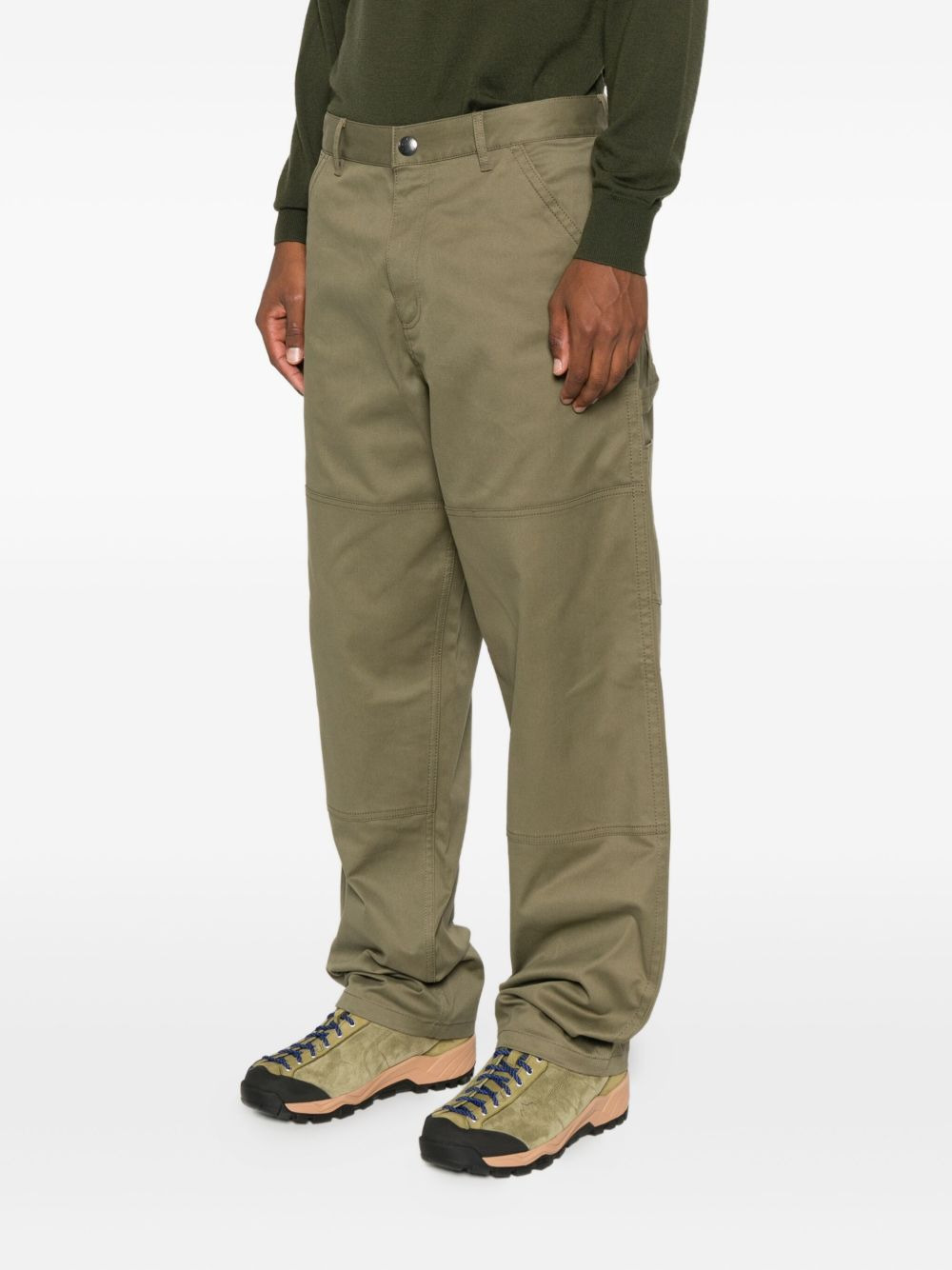 panelled pocket trousers - 3
