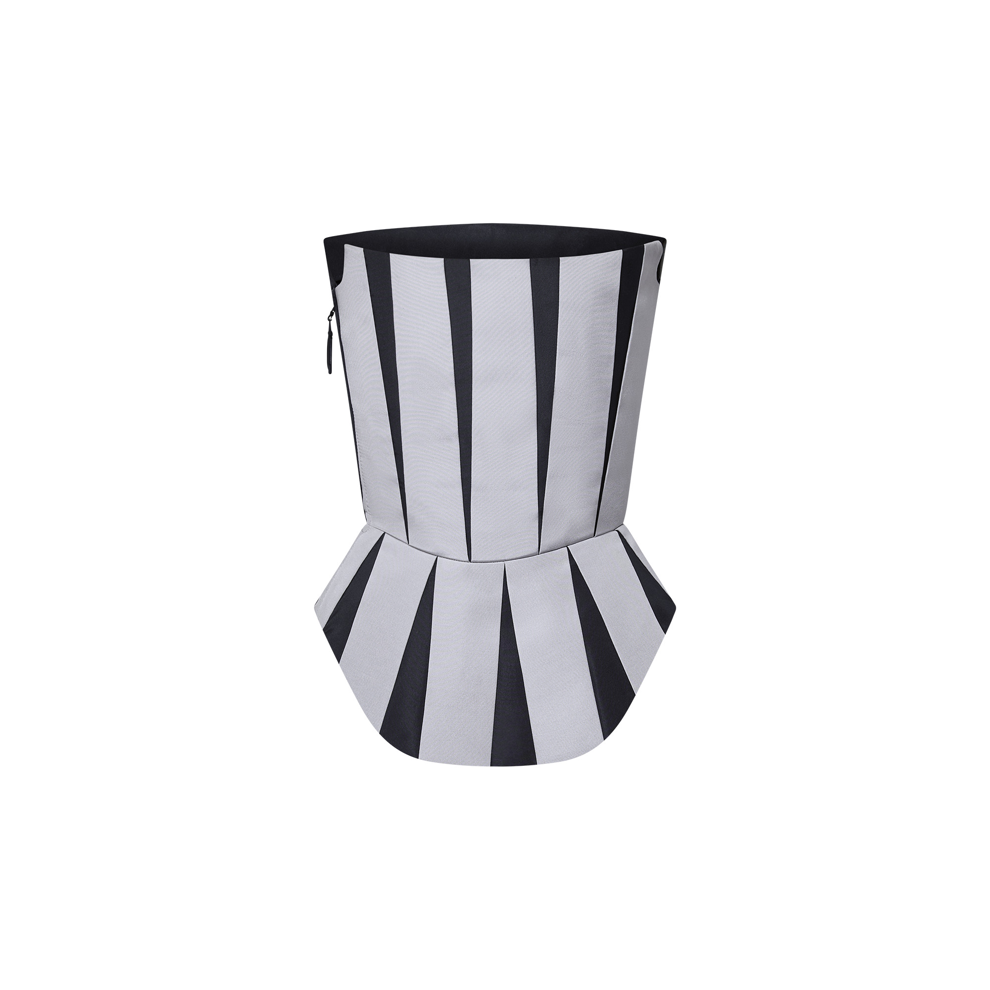 Color-Blocked Corset Top - 2