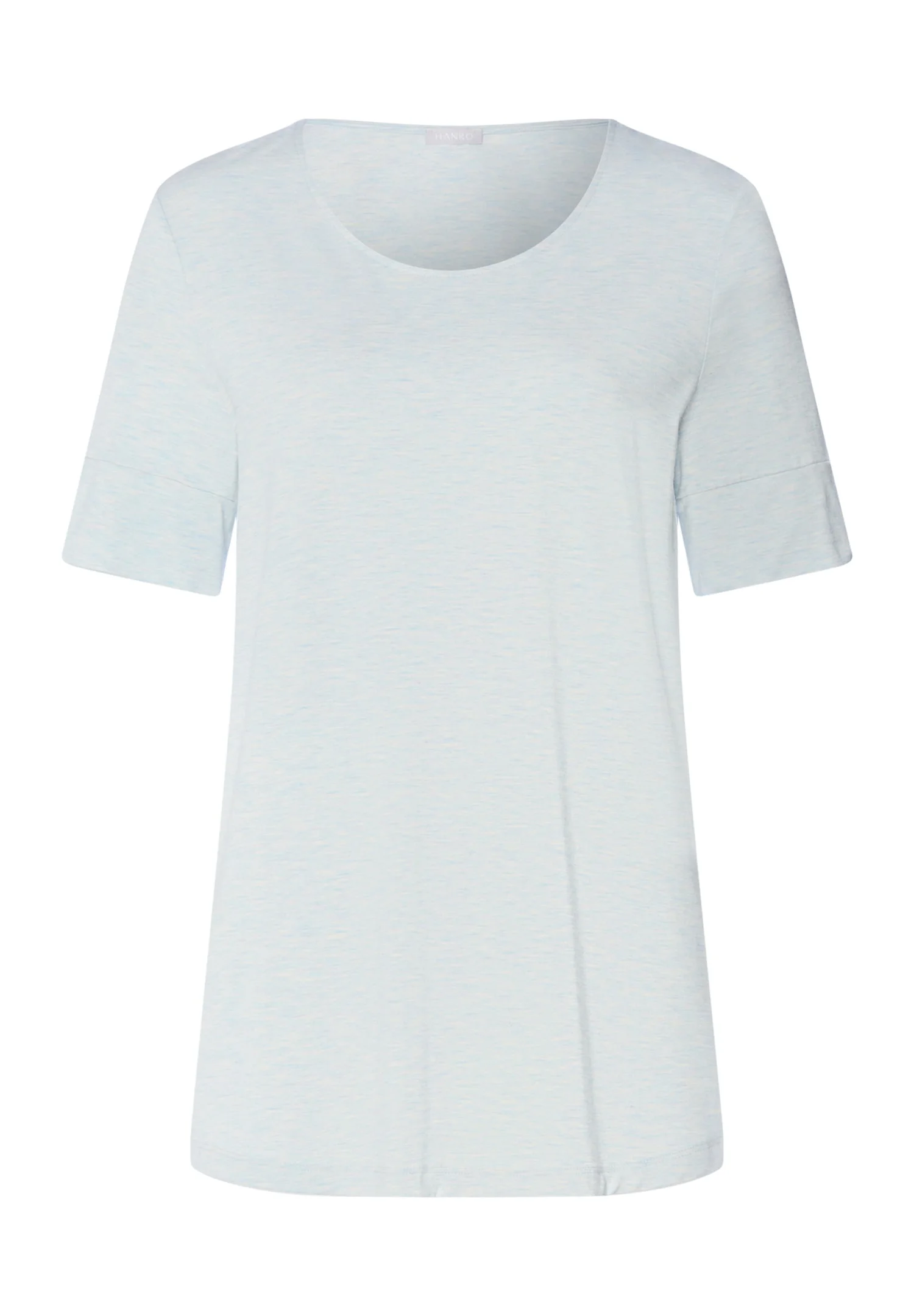 Natural Elegance Relaxed Round Neck Top - 1