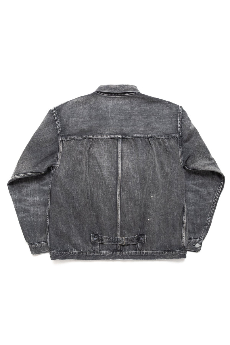 FULLCOUNT S2107BKSSHW-BIG 11.5oz Black WWll Type 1 Denim Jacket (Super Smooth) Dartford - Fullcount x BiG Coll outlook