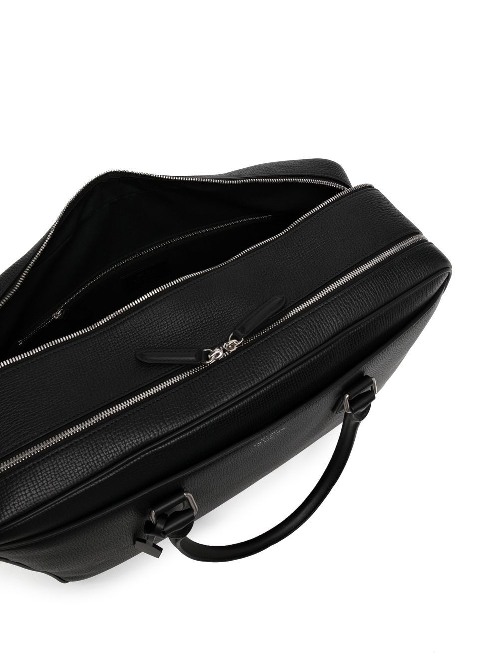 leather logo-stamp holdall - 5