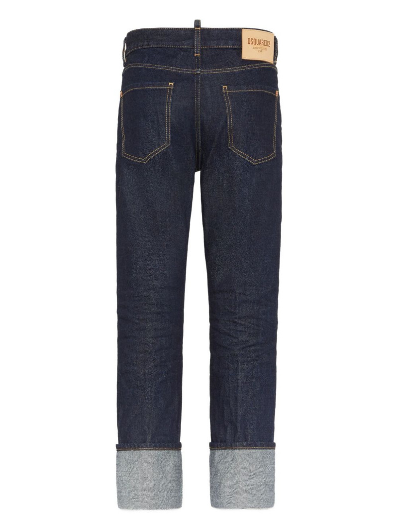 DSQUARED2 logo-patch jeans outlook